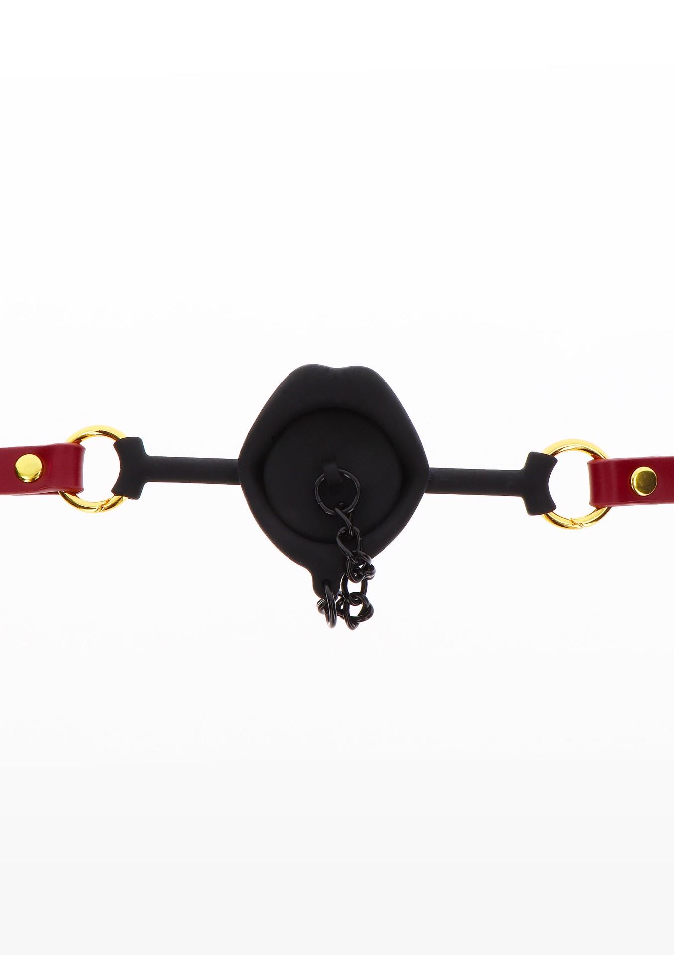 Kinky Gag With Plug Red