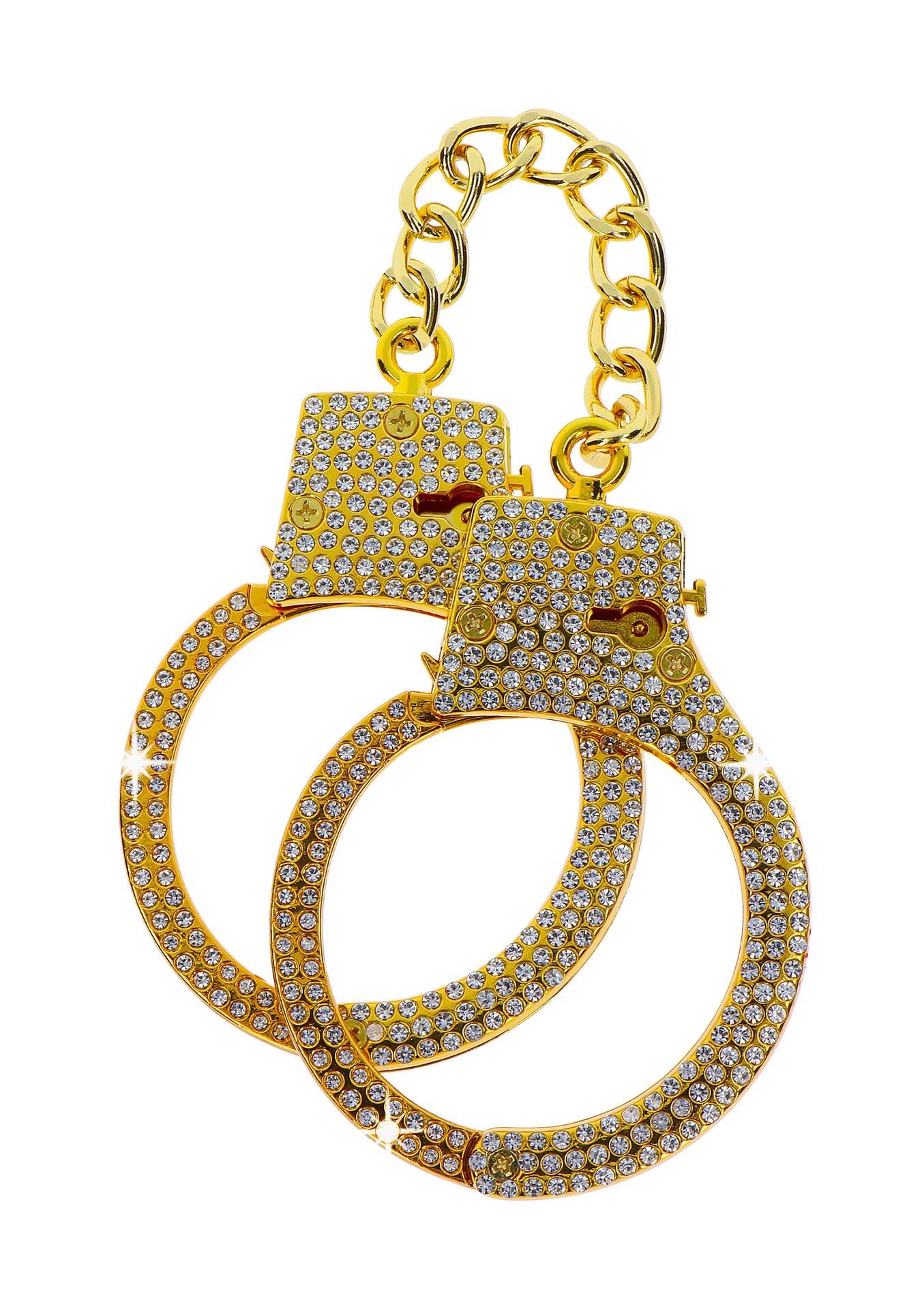 Diamond Wrist Cuffs Gold Gold