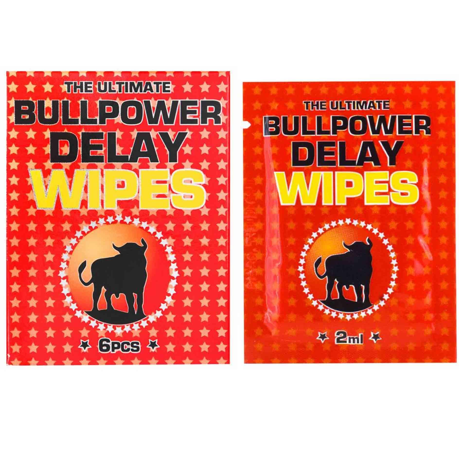 Bull Power Delay Wipes Sachets
