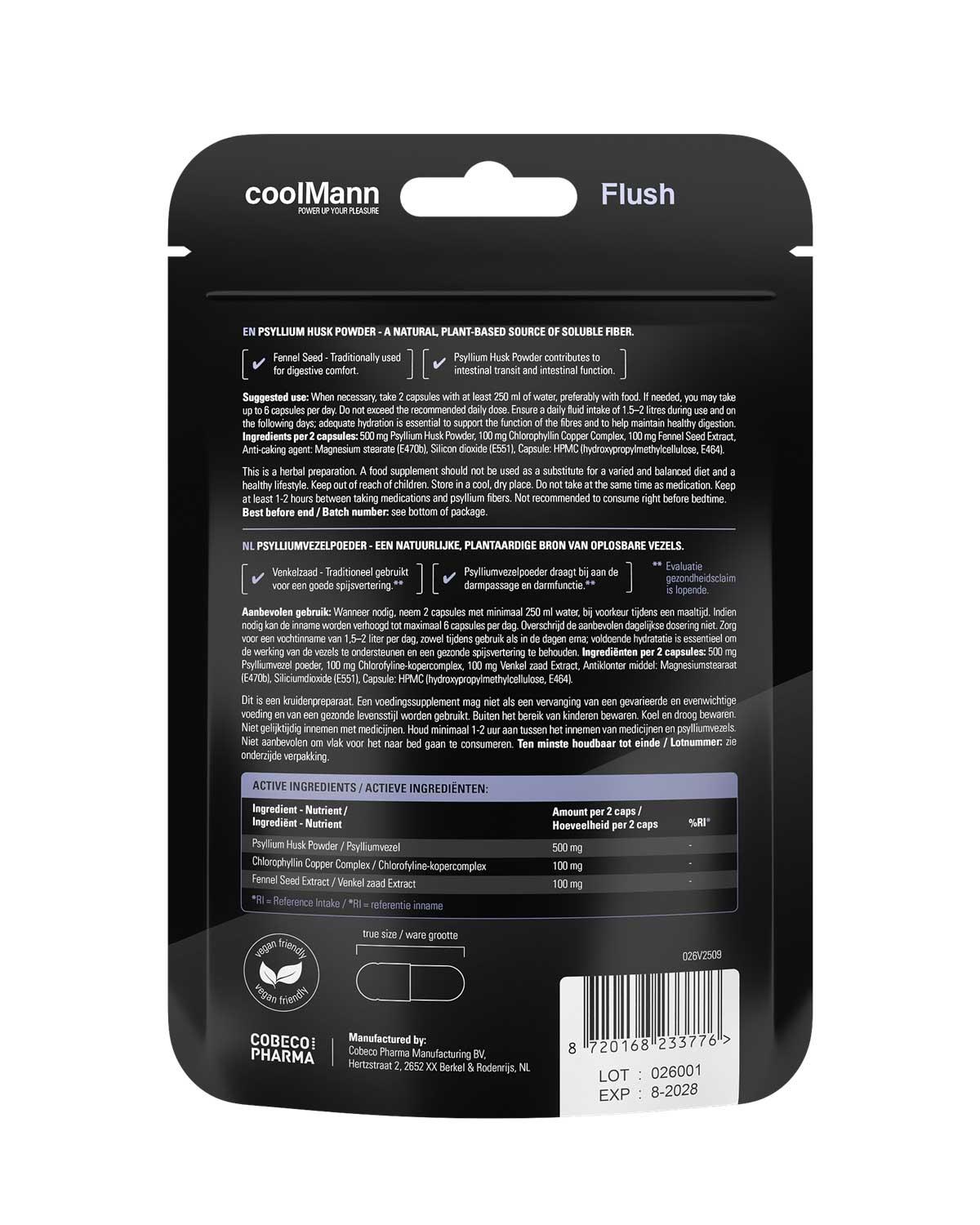 Coolmann Flush - 60 Capsules