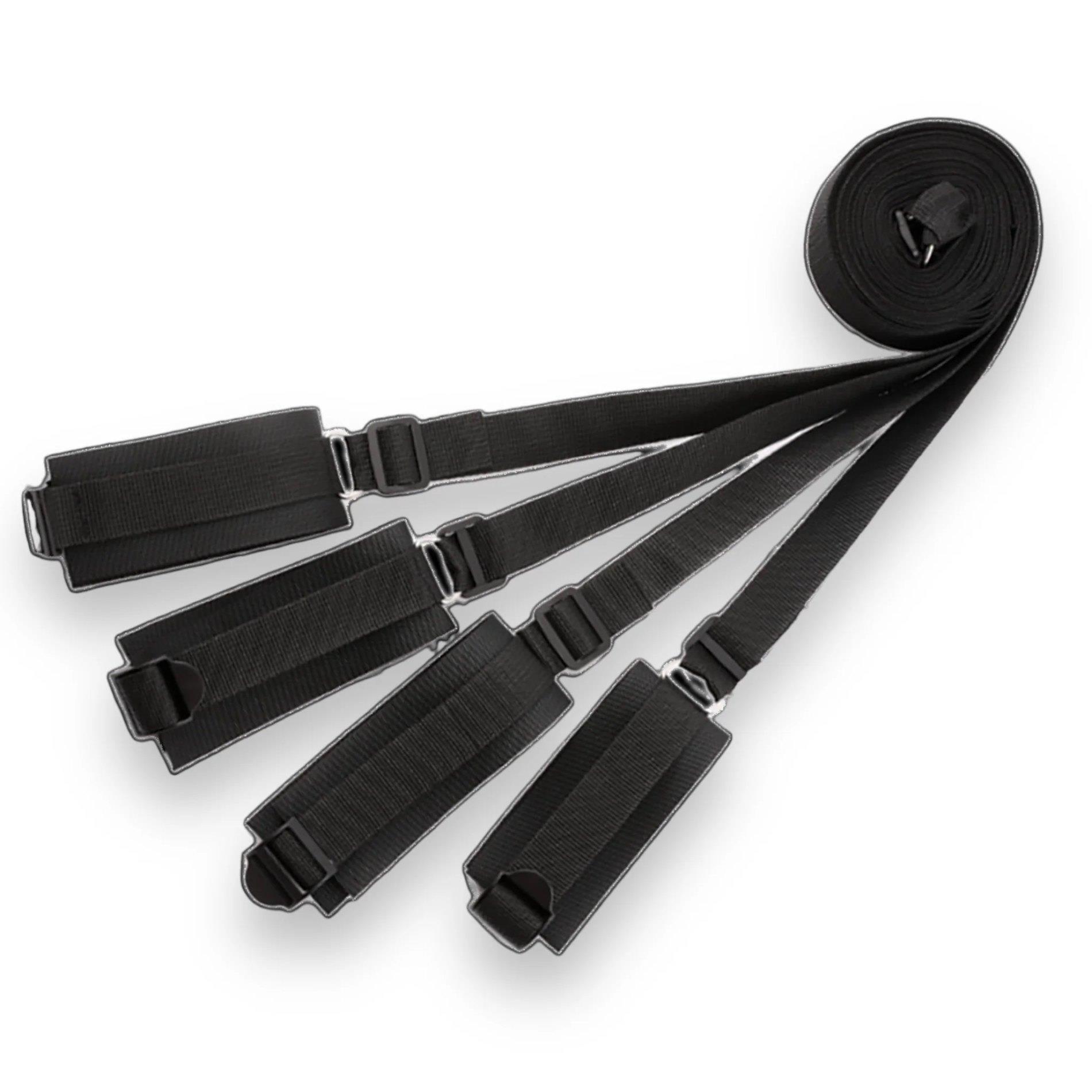 Power Escorts - Br243 - Bed Restraint Bondage Set Bdsm - Big Colour Box