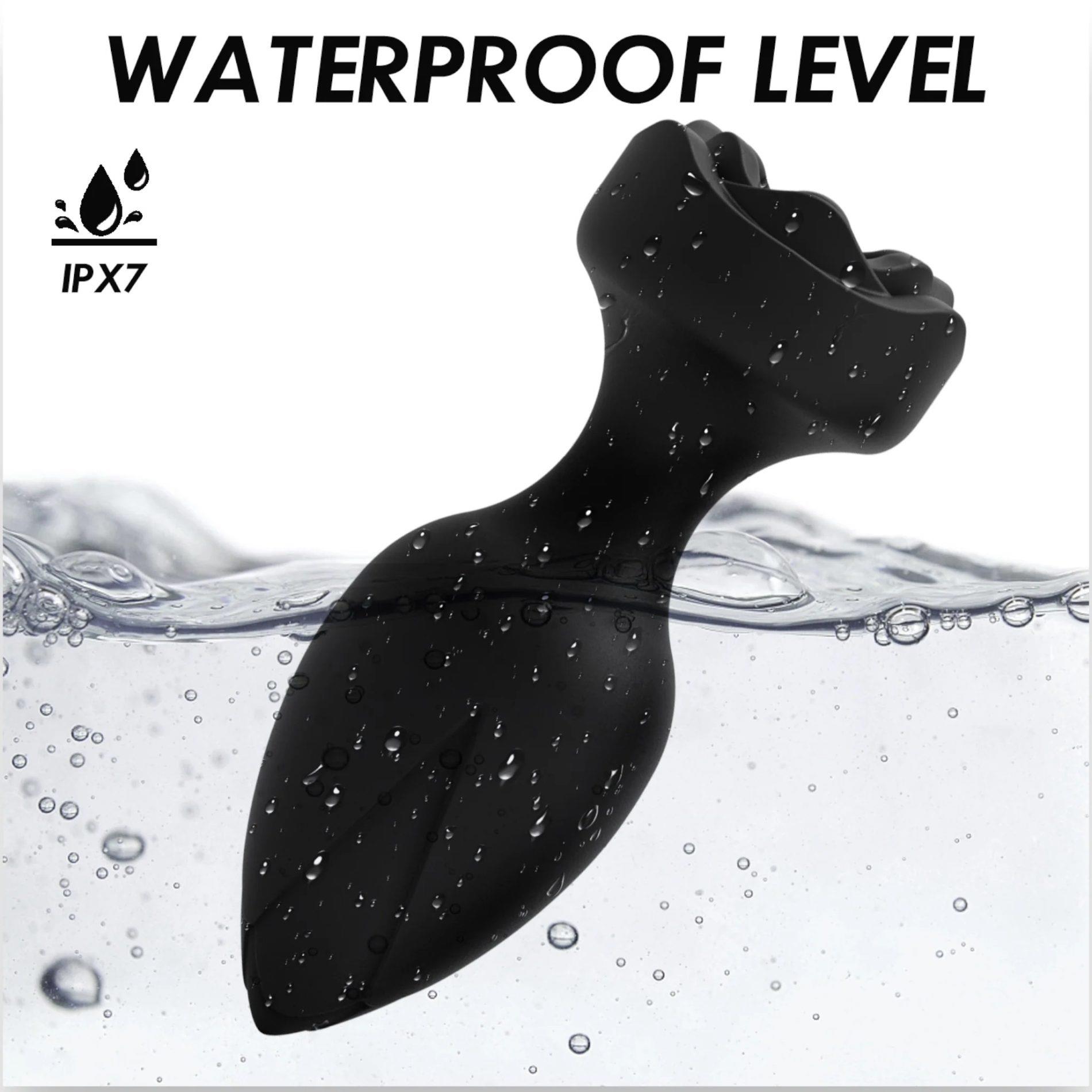 Power Escorts - Princess Plug - Remote Rose Design Plug - Usb Rechargeable