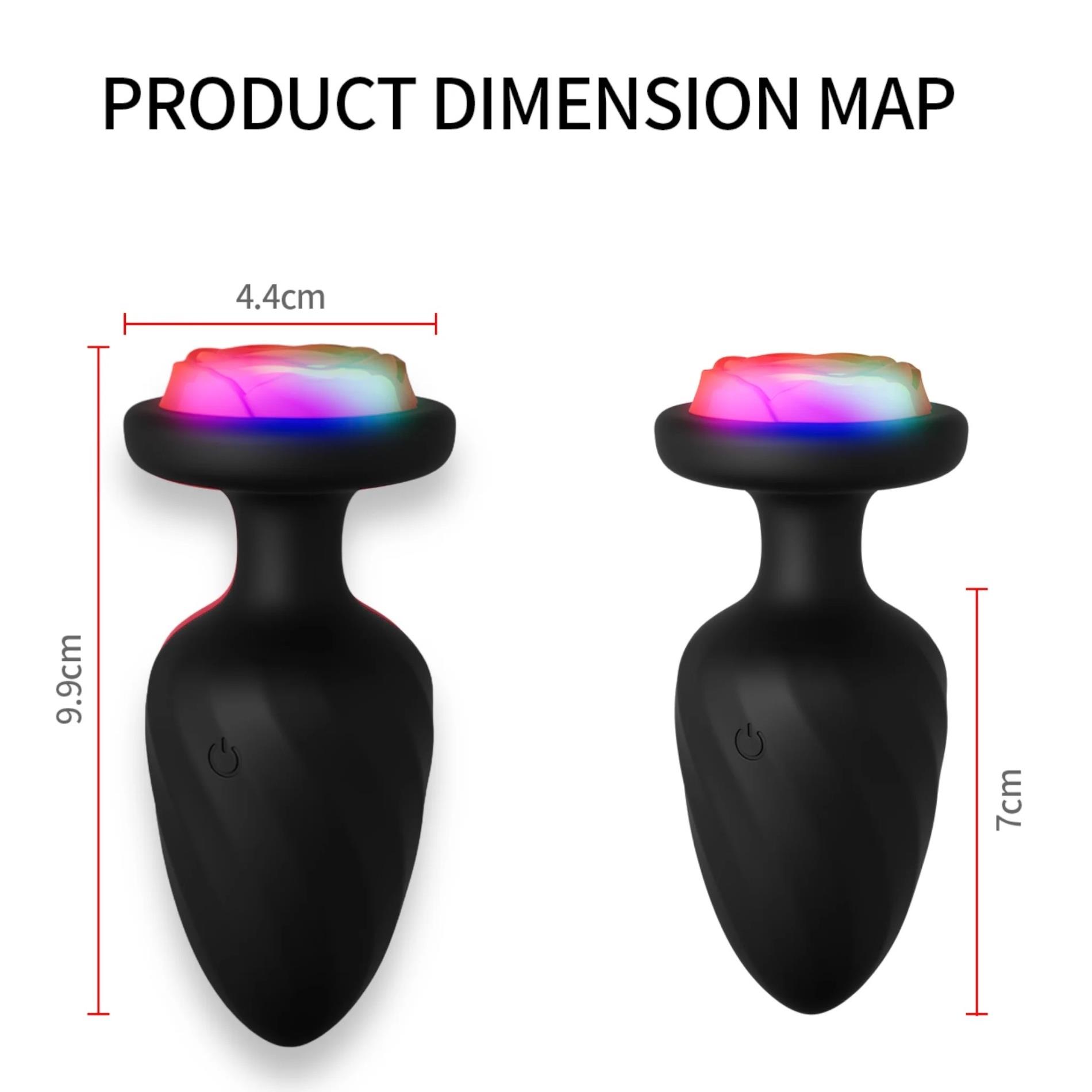 Power Escorts - Party Plug - Remote Plug Black, Usb Rechargeable