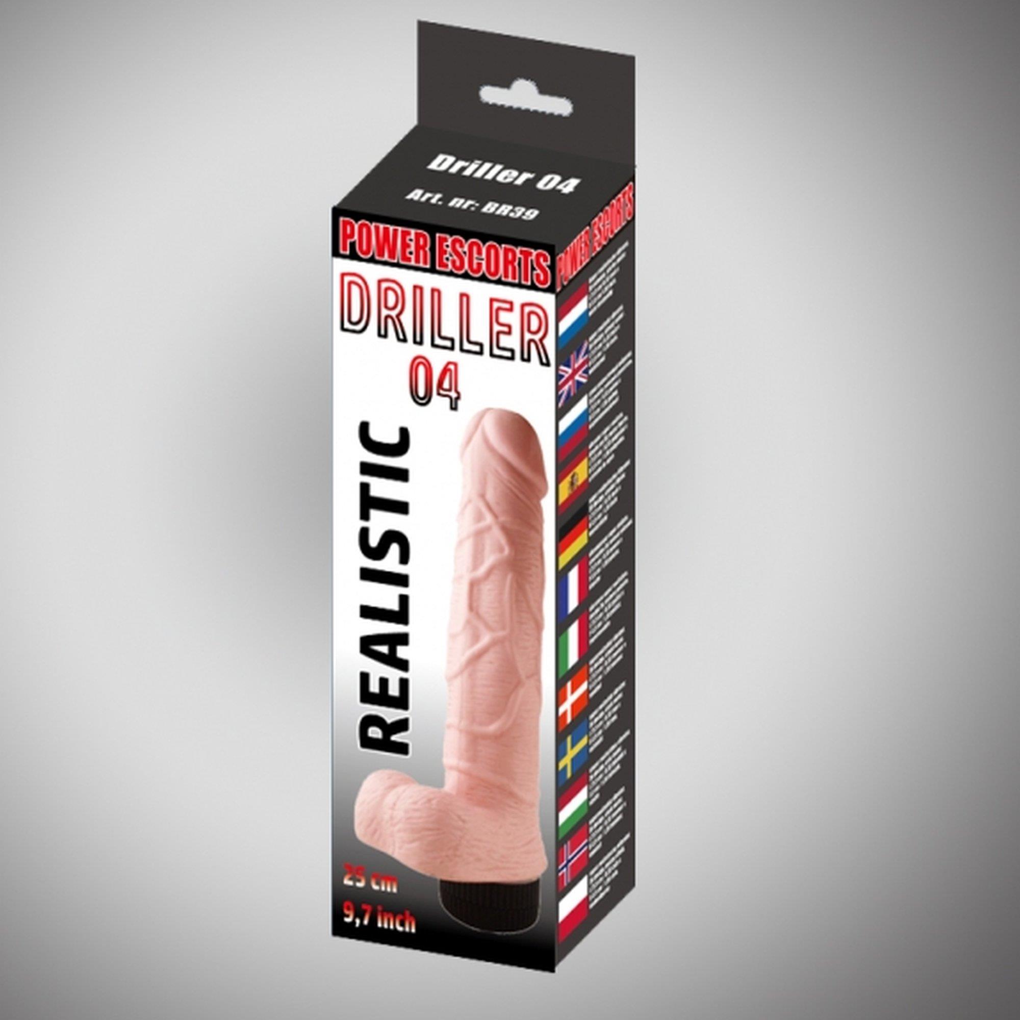 Driller 04 Flesh 20 Cm Realistic Vibrating