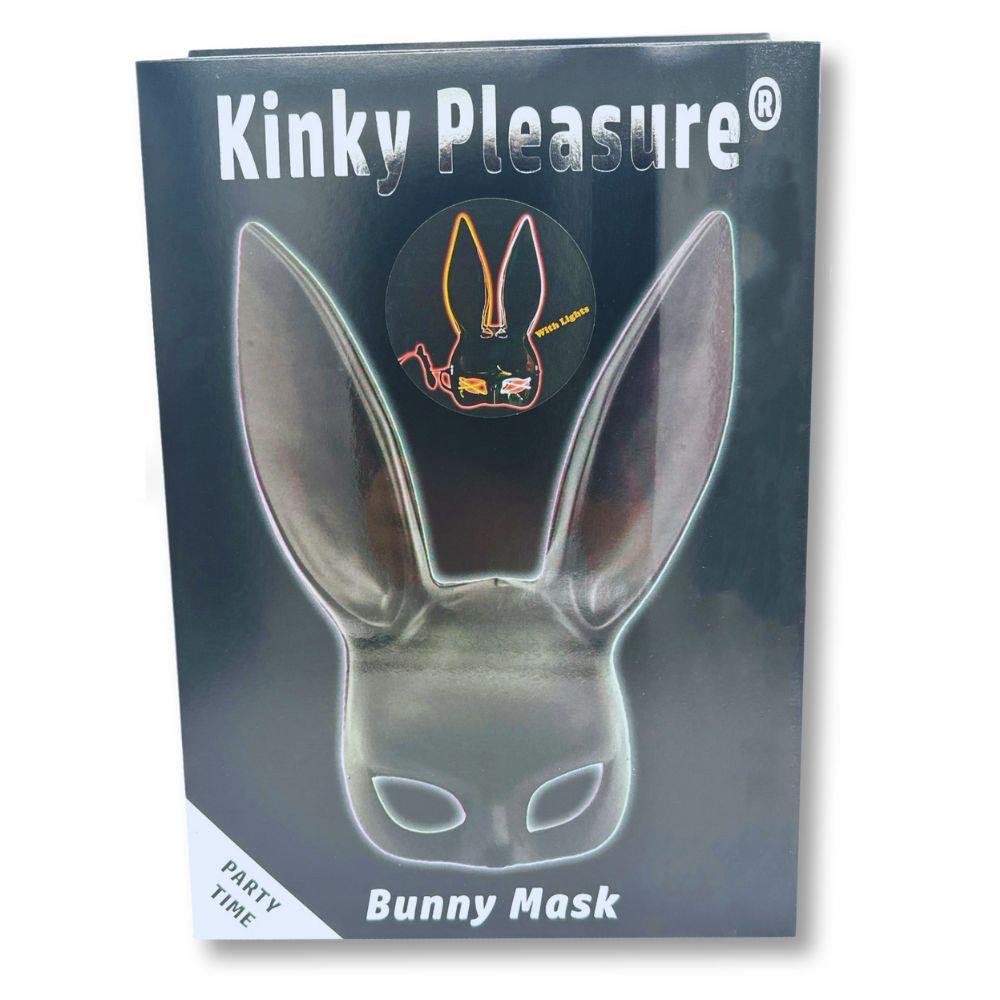 Bunny Mask Deluxe Black - With Lights
