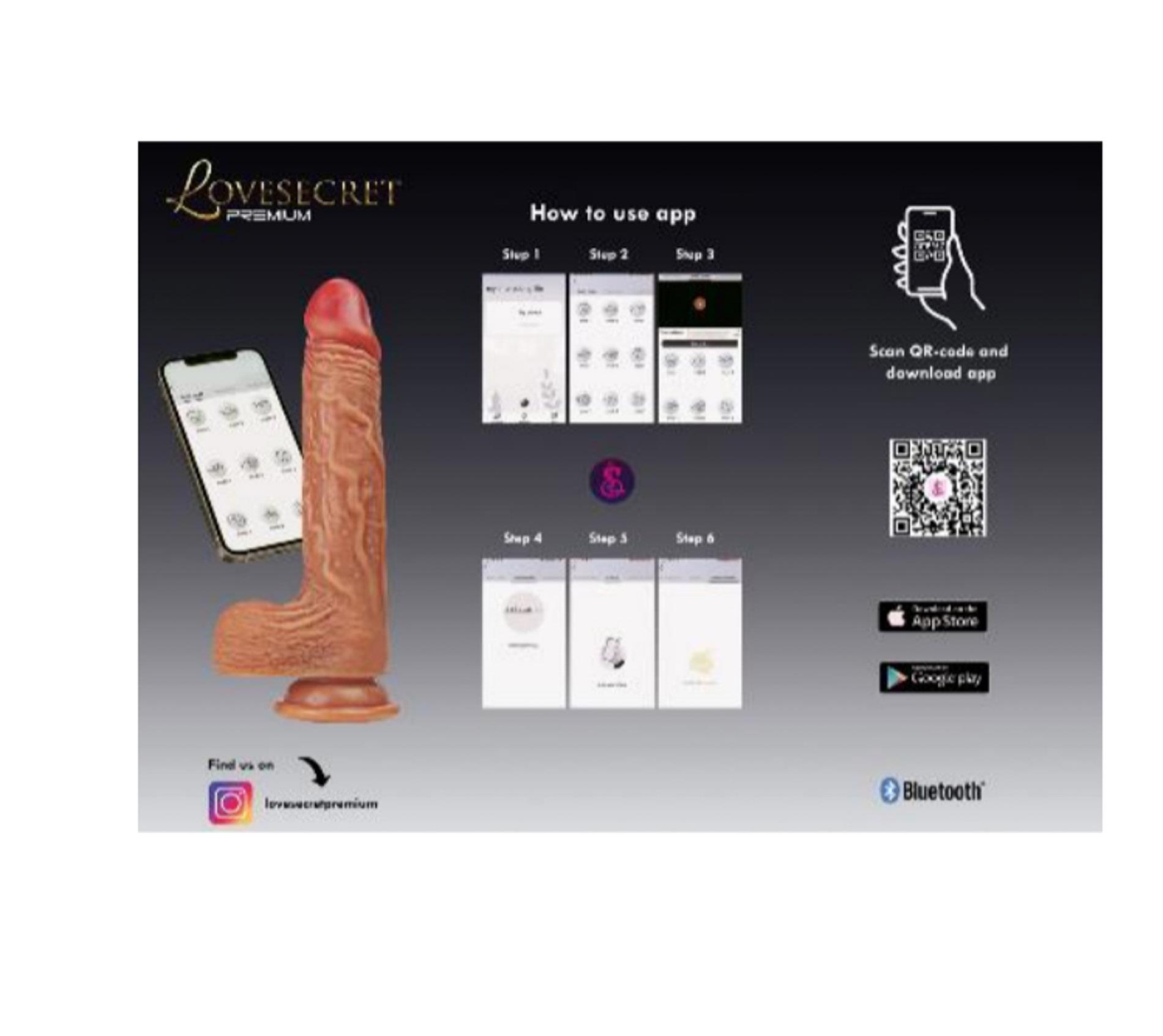 Lovesecret Premium Realistic Vibrator App Function