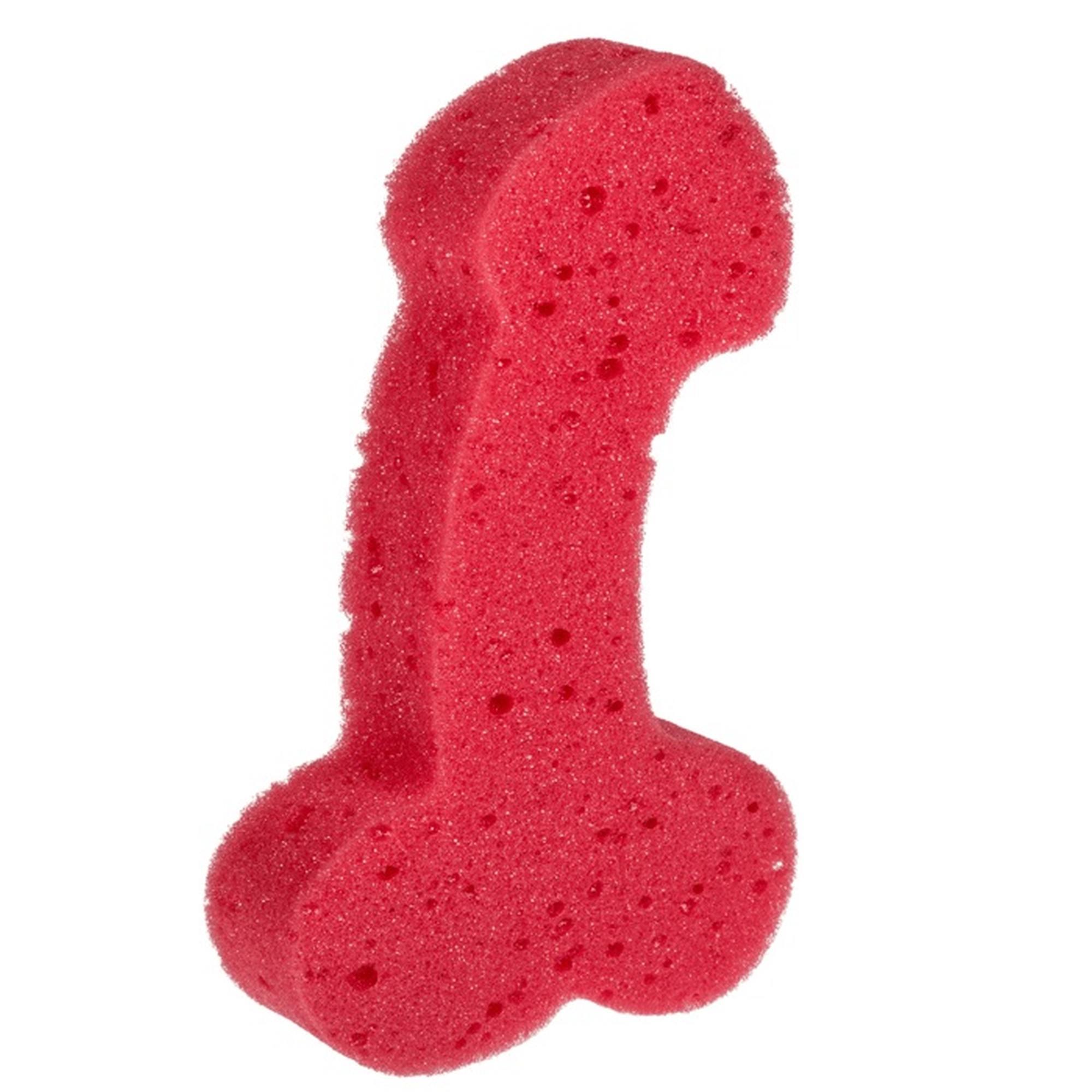 Zabawka - Bath Sponge Penis - 19Cm Red