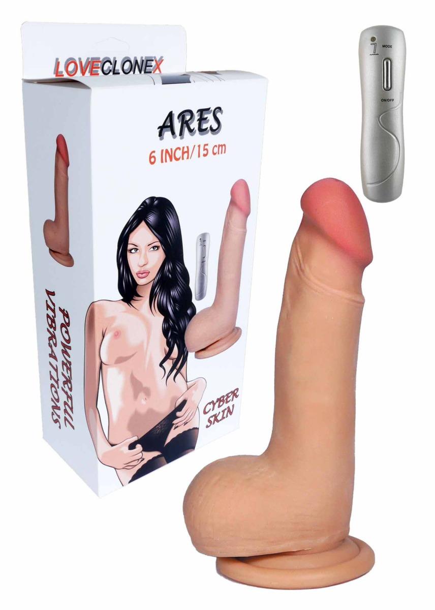 Wibrator-Ares-Loveclonex 6""""""""-Vibration