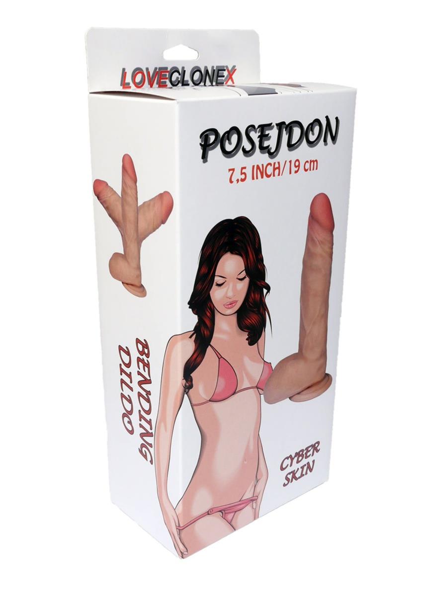 Dildo-Posejdon-Loveclonex 7,5""""""""-Flexible