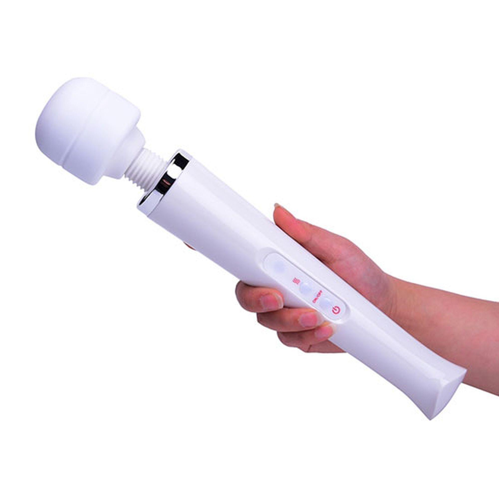 Stymulator-Magic Massager Wand Usb White 10 Function