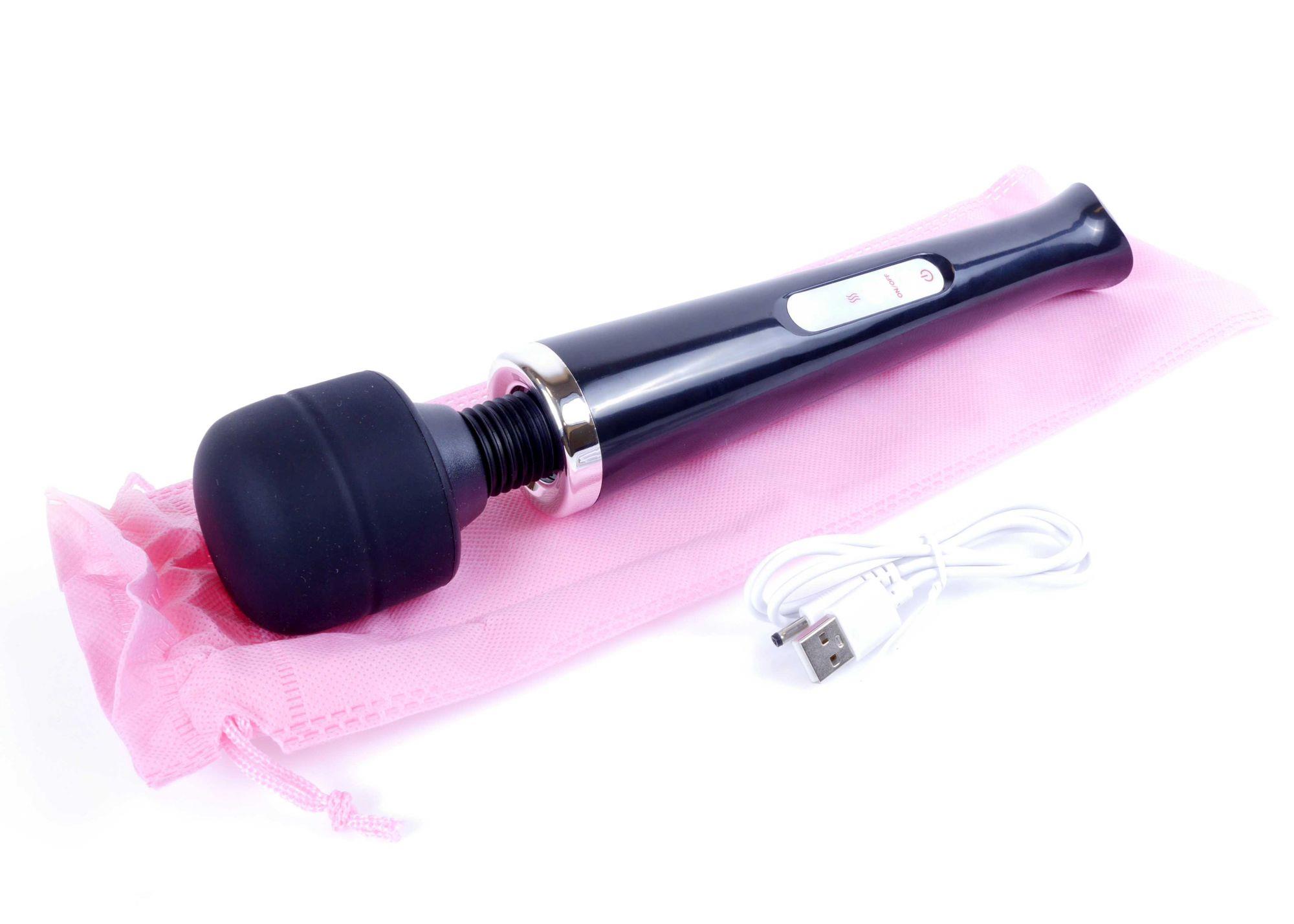 Stymulator-Magic Massager Wand Usb Black 10 Function