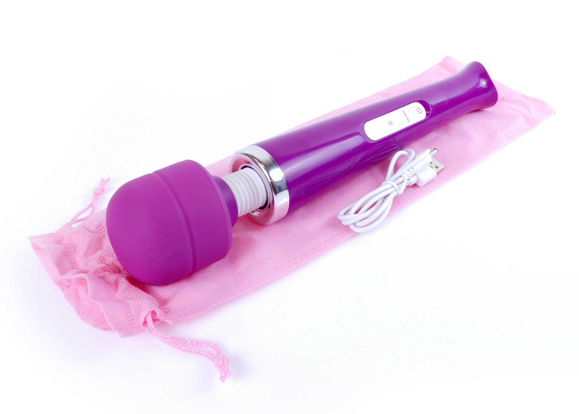 Stymulator-Magic Massager Wand Usb Purple 10 Function