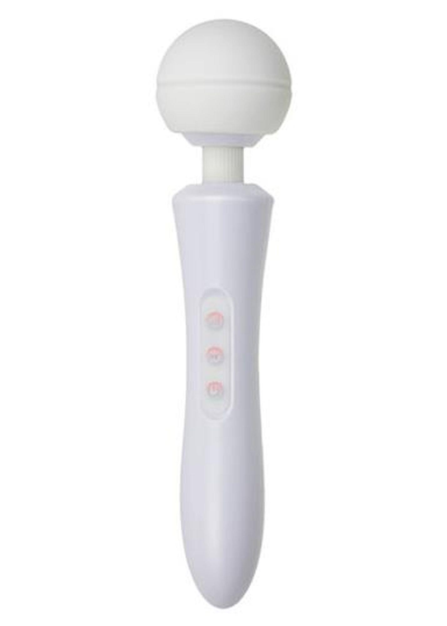 Stymulator-Massager Ultra Powerful -Big Usb White 20 Function