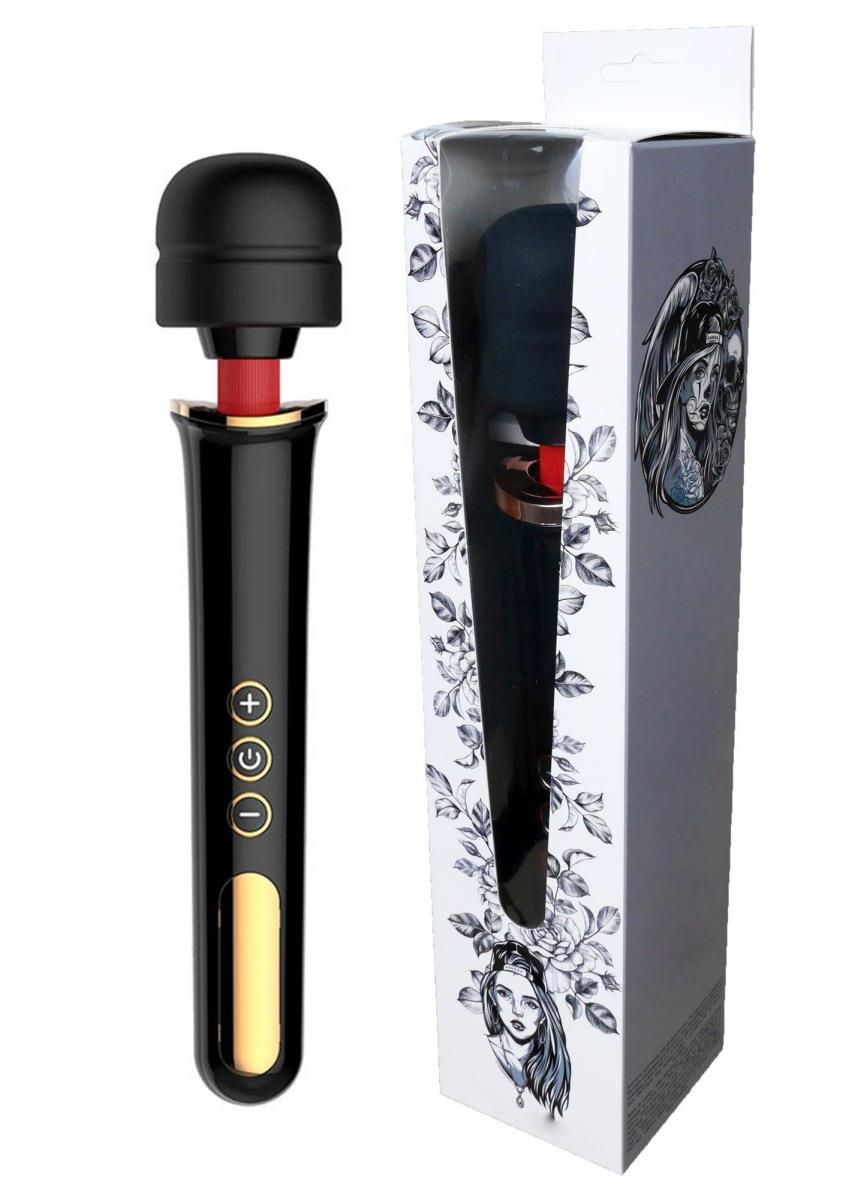 Stymulator-Massager Super Powerful Usb Black 10 Function