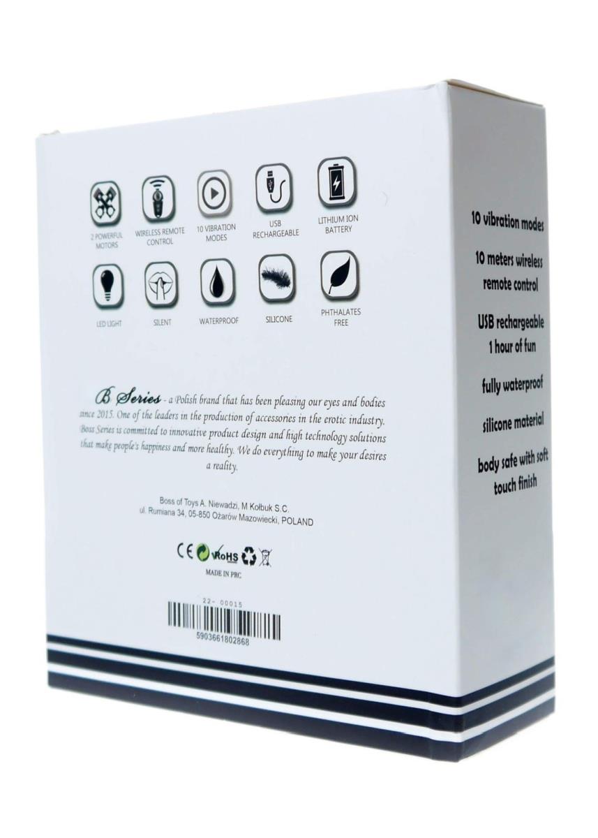 Stymulator-Prostate Massager With Ring Usb 10 Function / Remote Control