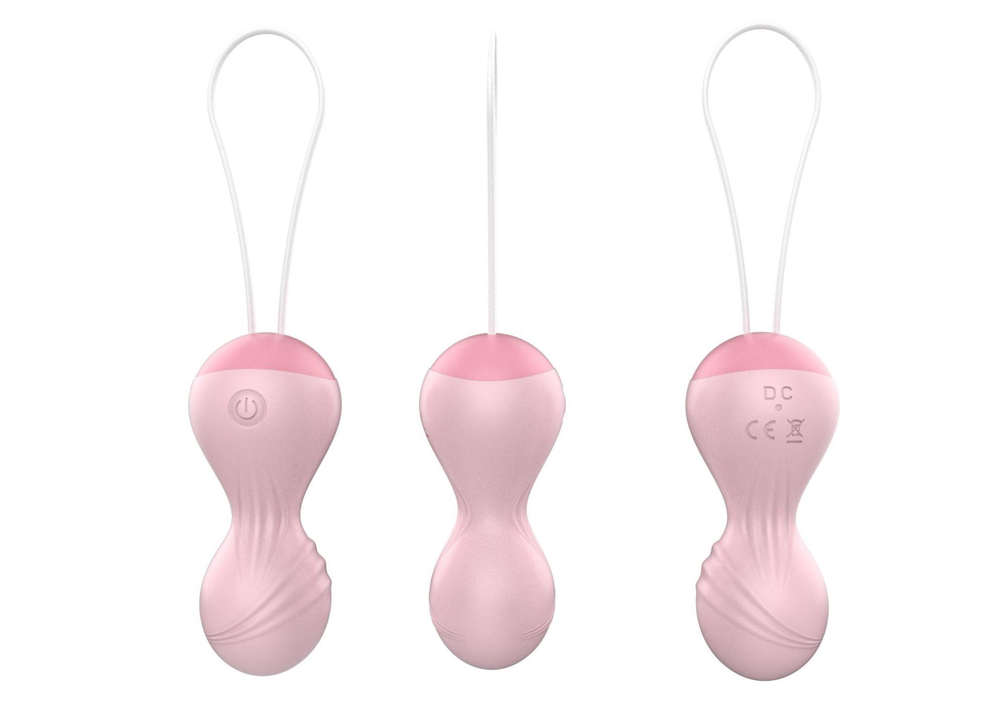 Kulki-Vibrating Silicone Kegel Balls Usb 10 Function / Remote Control