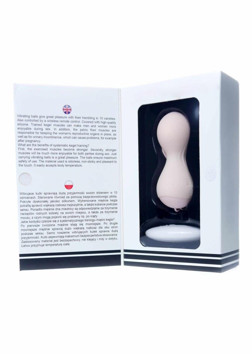 Kulki-Vibrating Silicone Kegel Balls Usb 10 Function / Remote Control