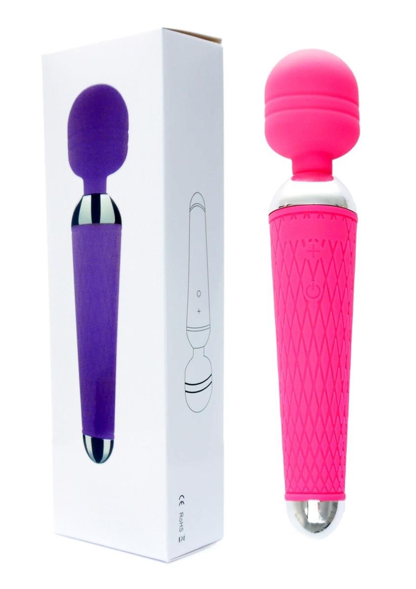 Stymulator-Power Massager Wand Usb Pink 10 Funkcji