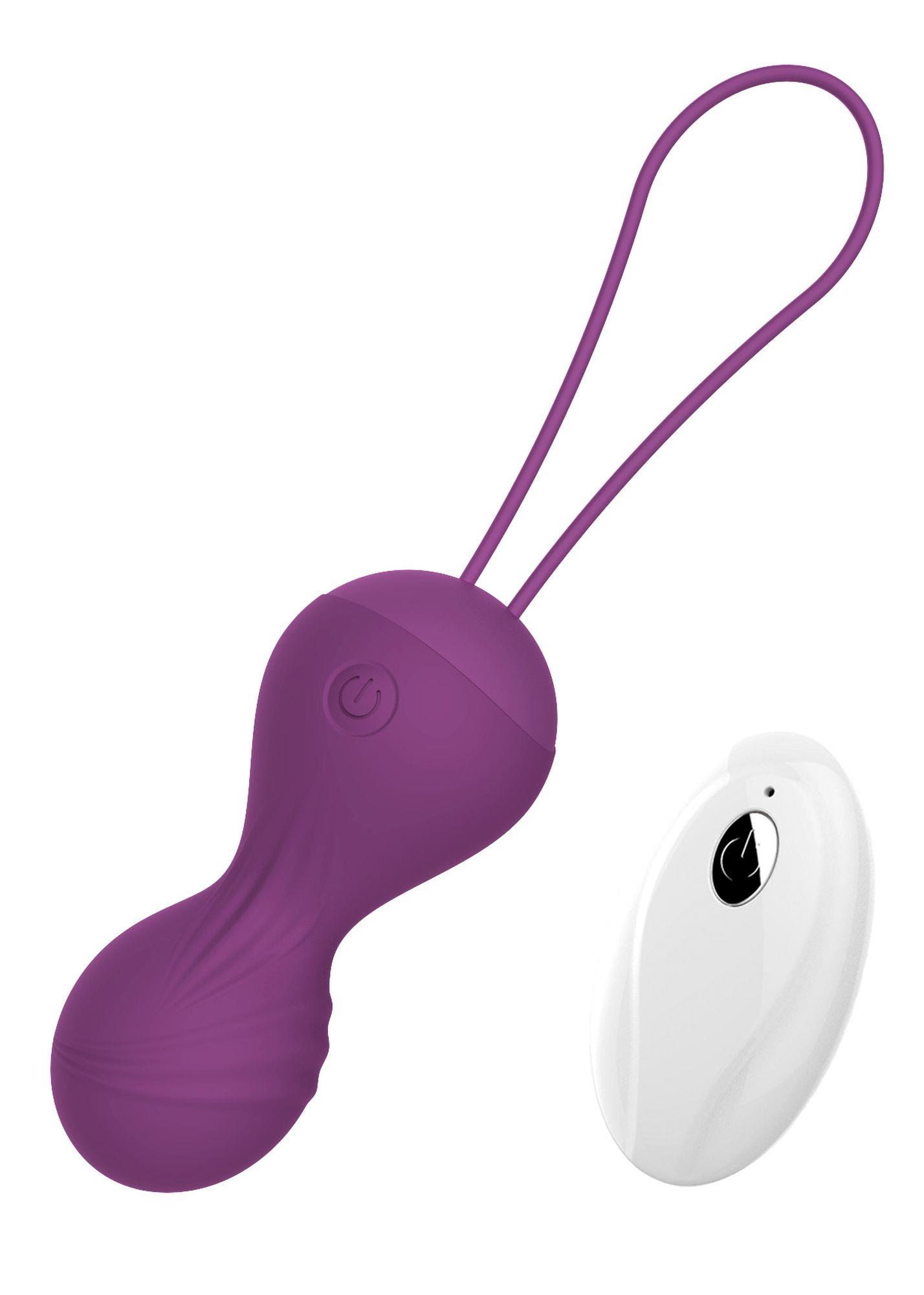 Kulki-Vibrating Silicone Kegel Balls Usb 10 Function / Remote Control