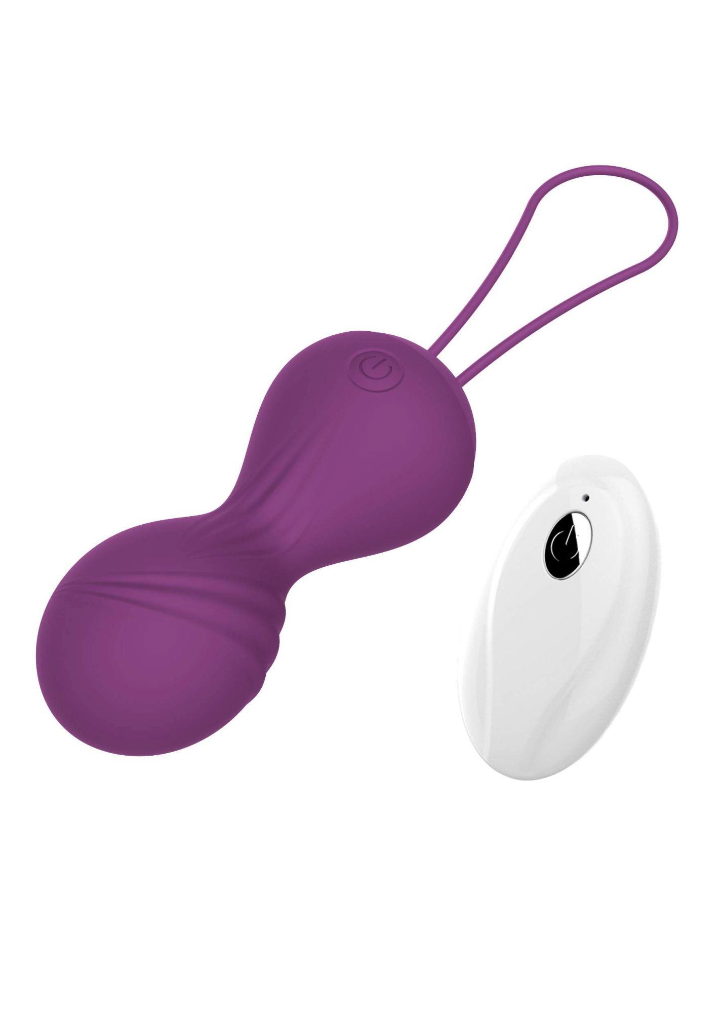 Kulki-Vibrating Silicone Kegel Balls Usb 10 Function / Remote Control