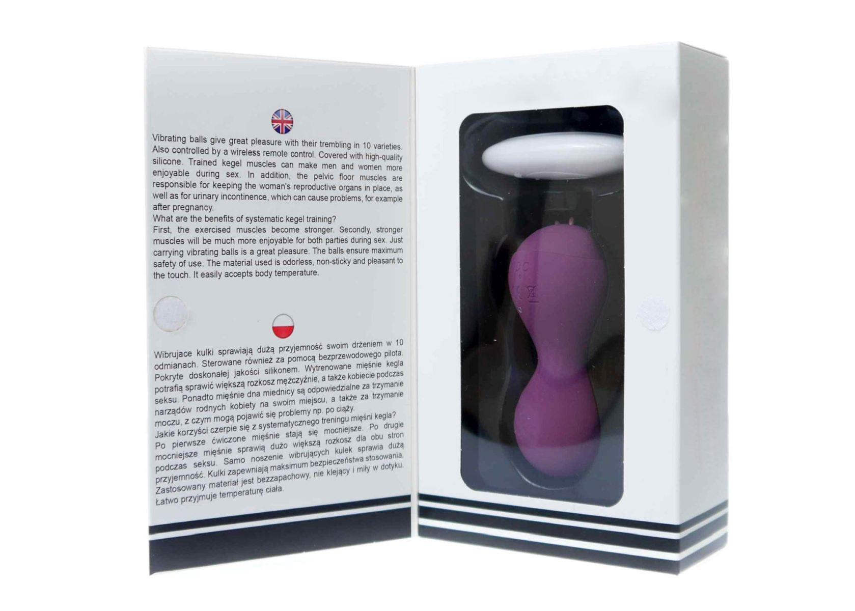 Kulki-Vibrating Silicone Kegel Balls Usb 10 Function / Remote Control