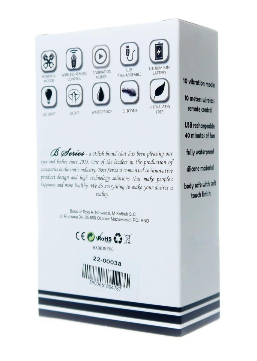 Kulki-Vibrating Silicone Kegel Balls Usb 10 Function / Remote Control