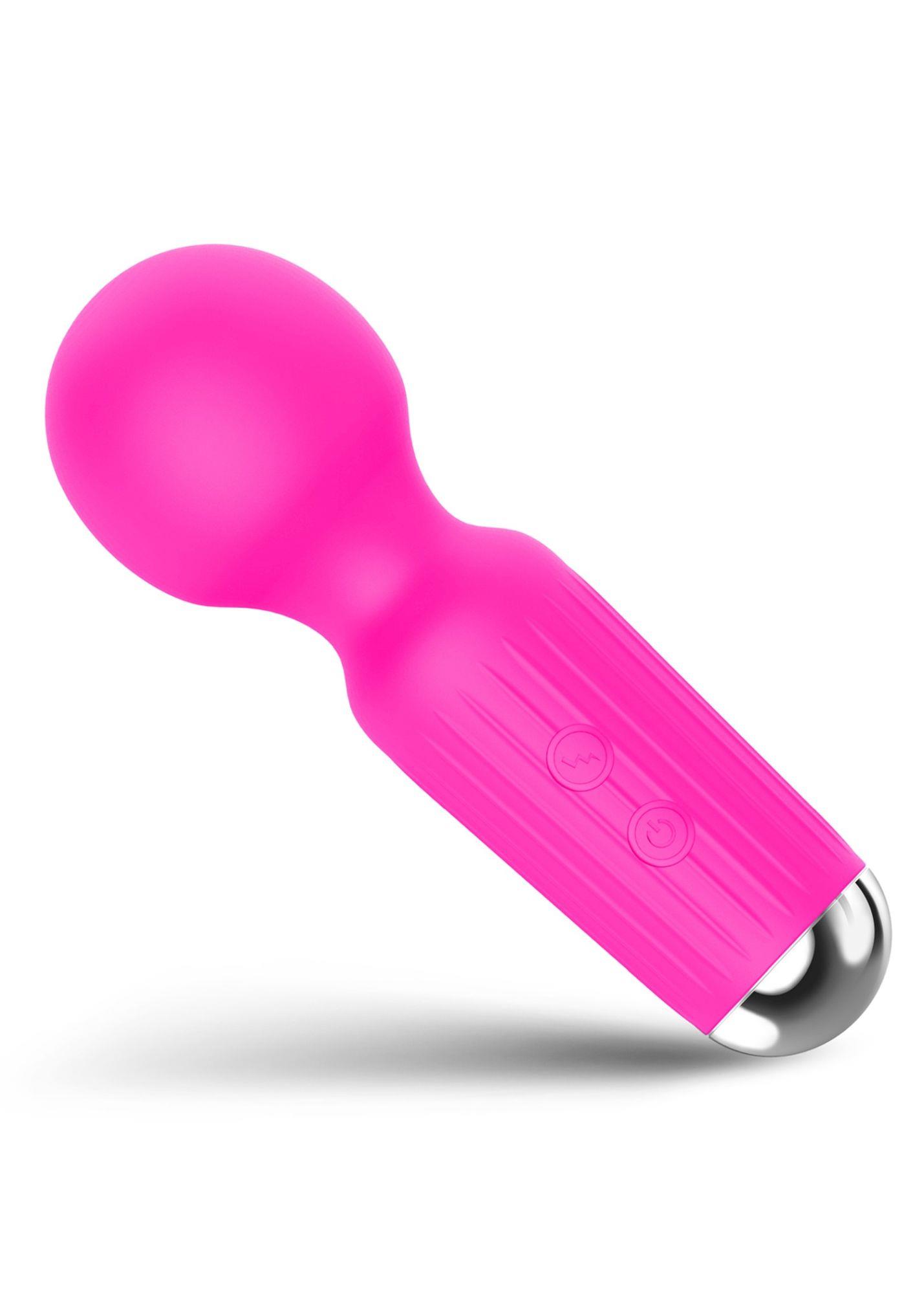 Stymulator-Rechargeable Mini Masager Usb 20 Functions - Pink