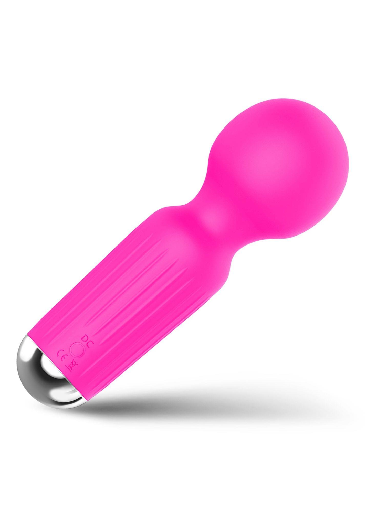 Stymulator-Rechargeable Mini Masager Usb 20 Functions - Pink