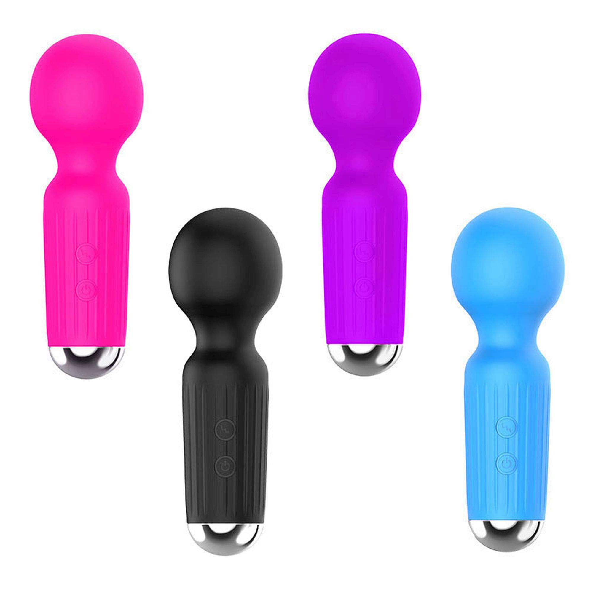 Stymulator-Rechargeable Mini Masager Usb 20 Functions - Purple