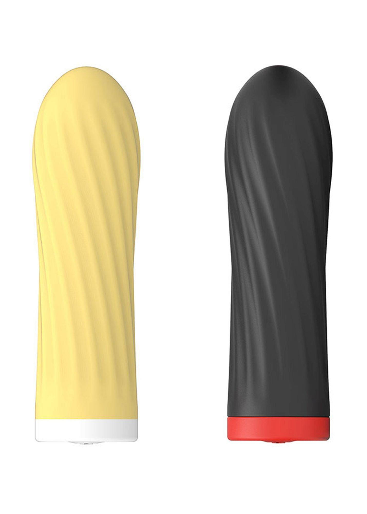 Stymulator-Rechargeable Silicone Touch Vibrator Usb 10 Functions - Black