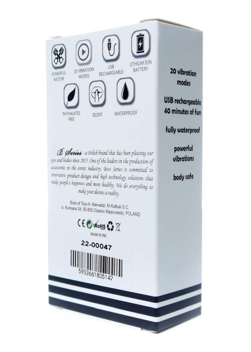 Stymulator-Rechargeable Powerful Bullet Vibrator Usb 20 Functions - Gold