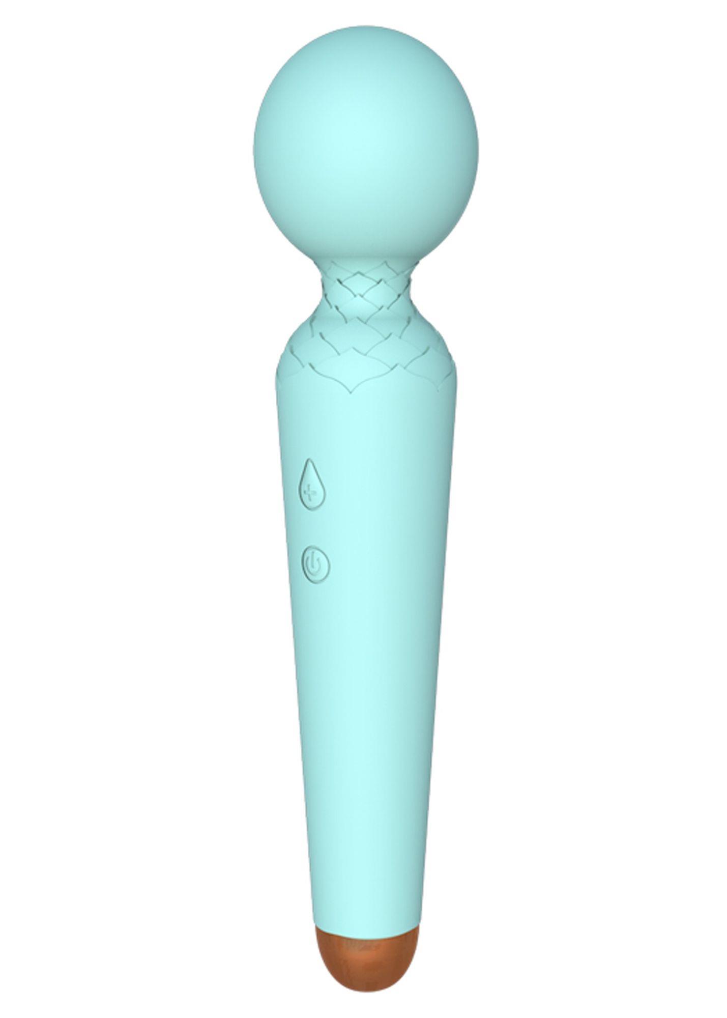 Stymulator-Rechargeable Power Wand Usb 10 Functions - Blue