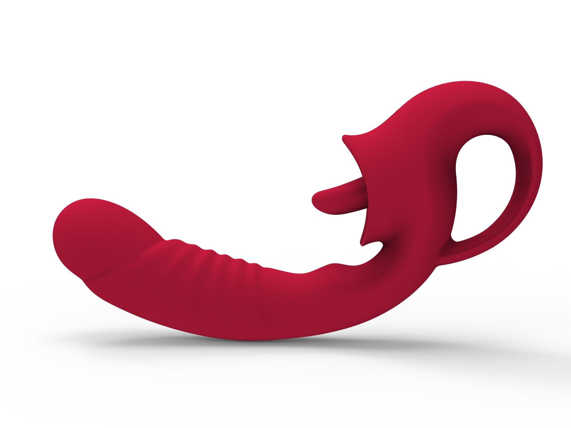 Wibrator - Rechargeable Licking Vibrator Usb 10 Functions