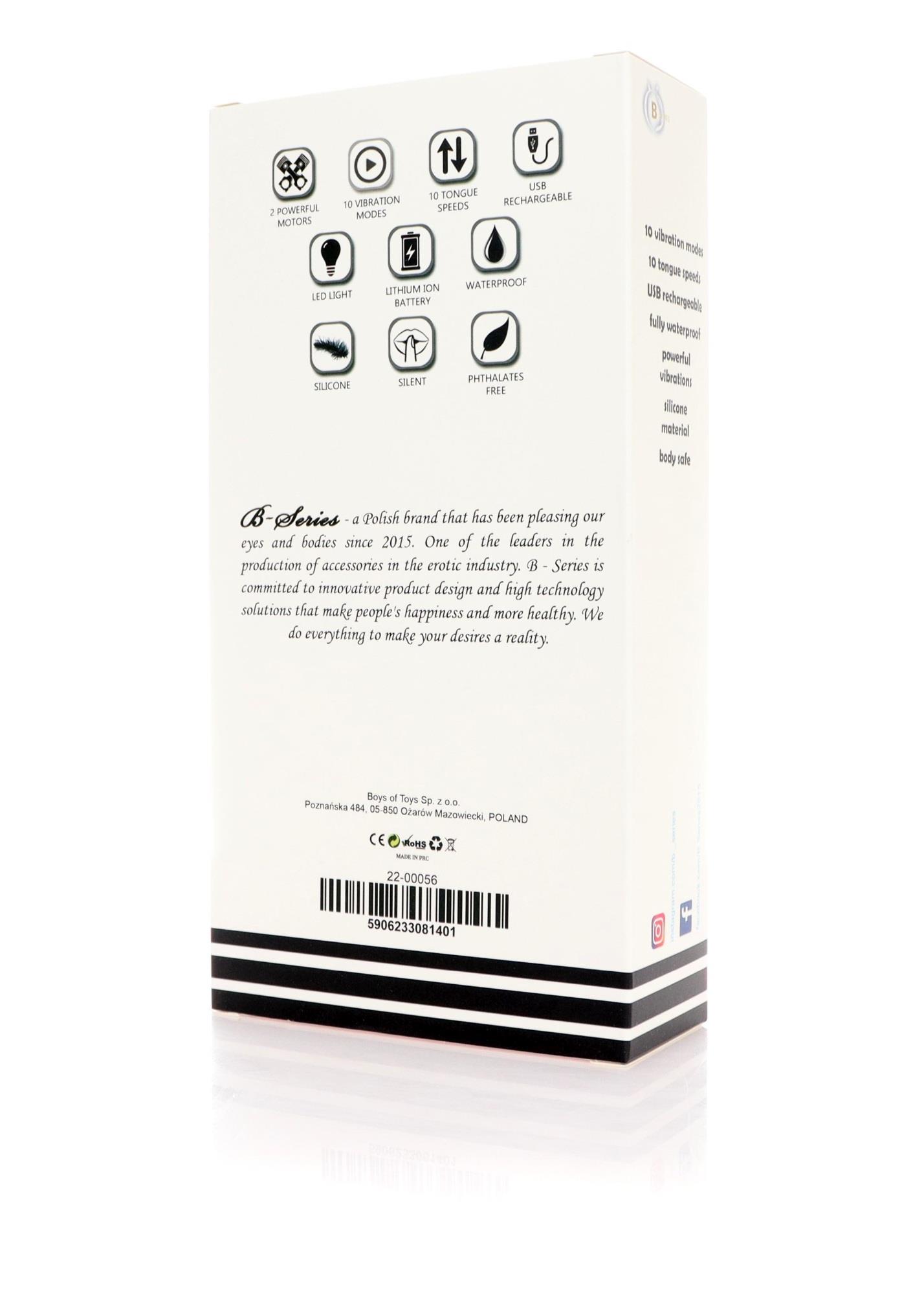 Wibrator - Rechargeable Licking Vibrator Usb 10 Functions