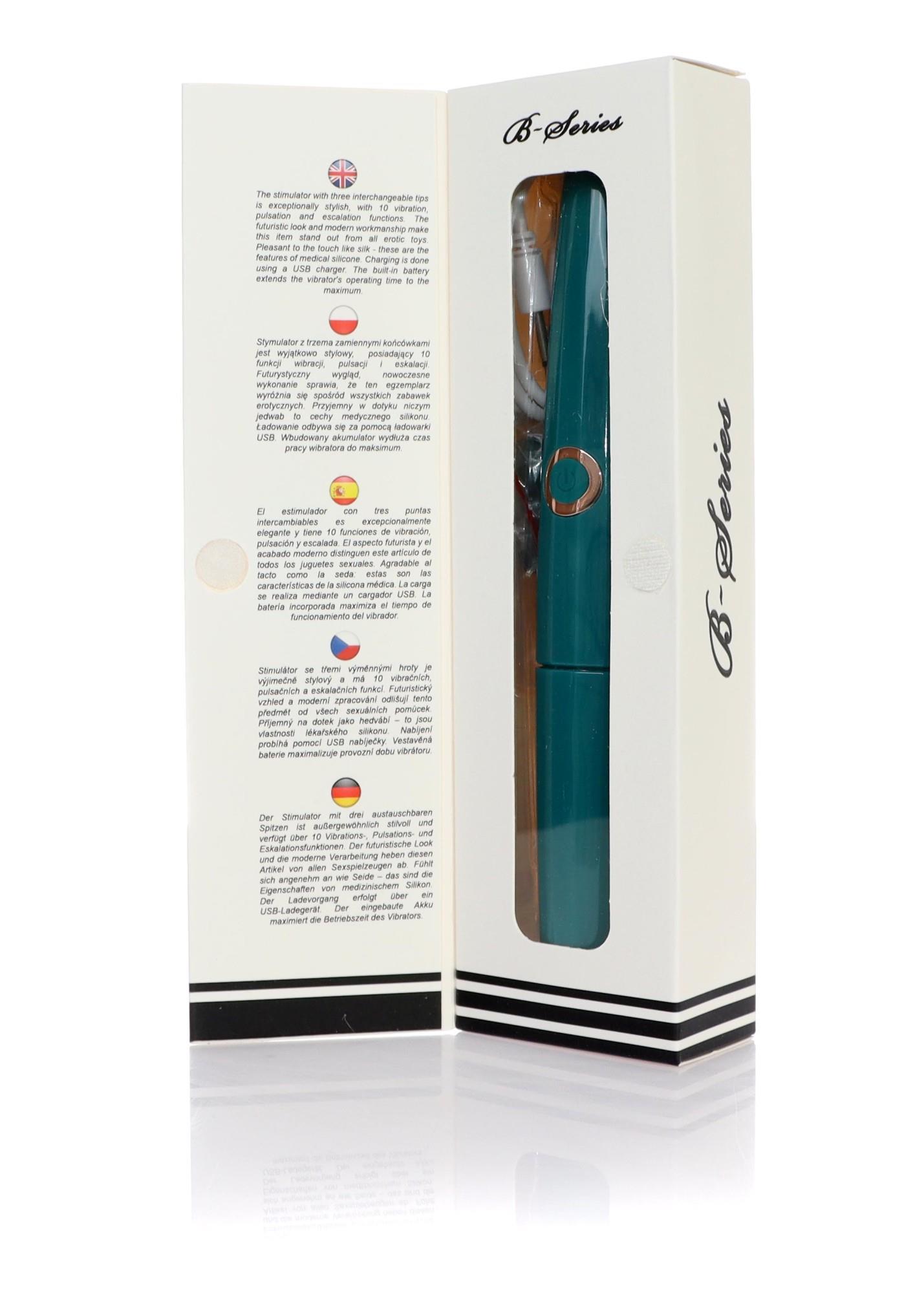 Stymulator - Massager With 3 Heads Usb 10 Functions