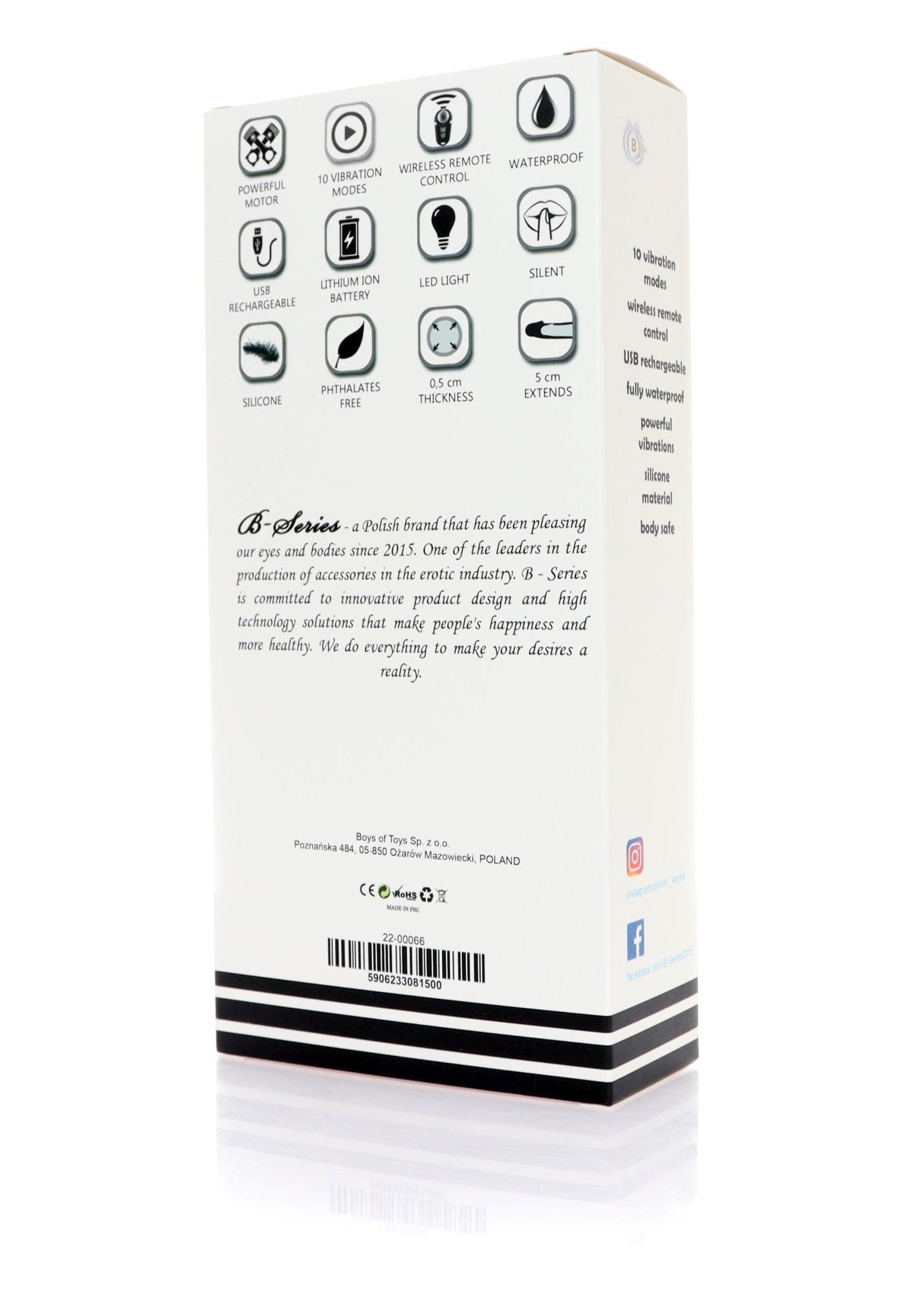 Stymulator - Vibrating Extension - Usb 10 Functions / Remote Control