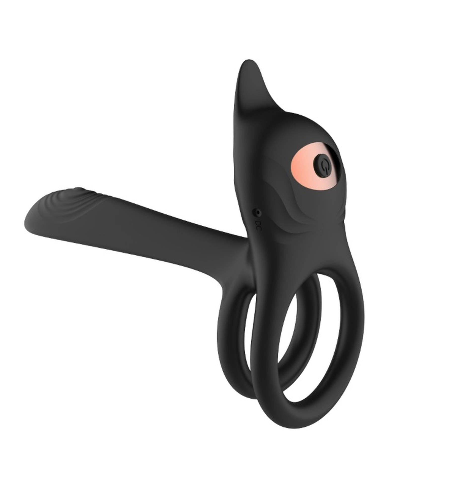 Stymulator - Double Vibrating Ring - Usb 10 Functions / Remote Control