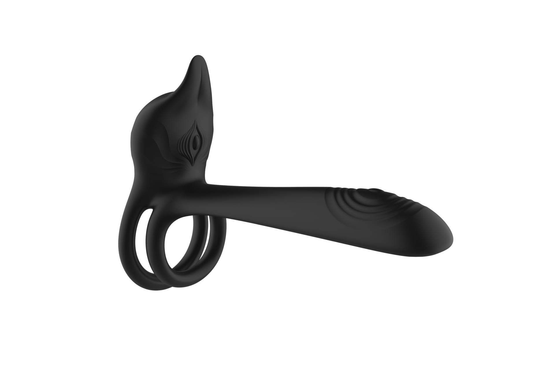 Stymulator - Double Vibrating Ring - Usb 10 Functions / Remote Control