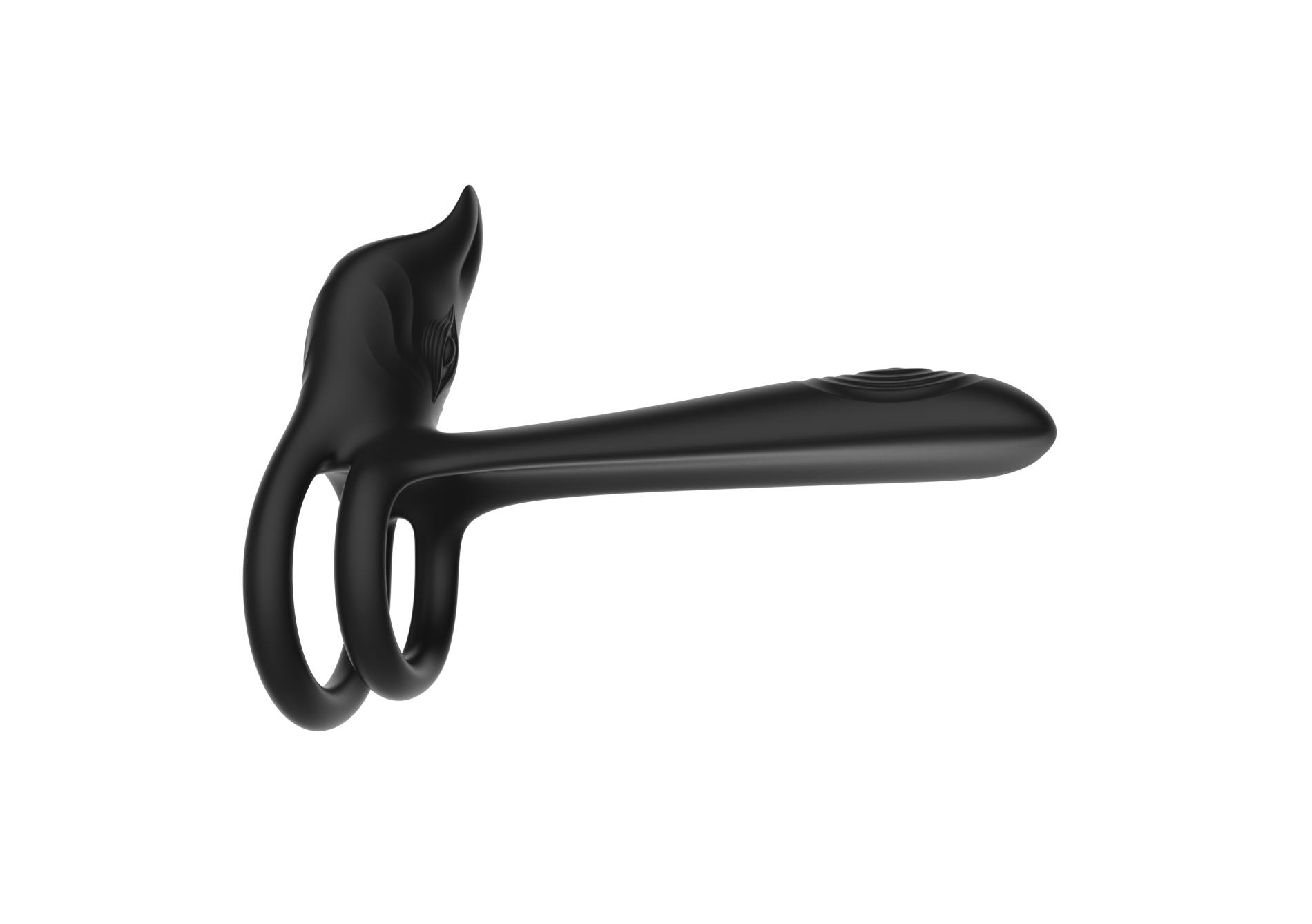 Stymulator - Double Vibrating Ring - Usb 10 Functions / Remote Control