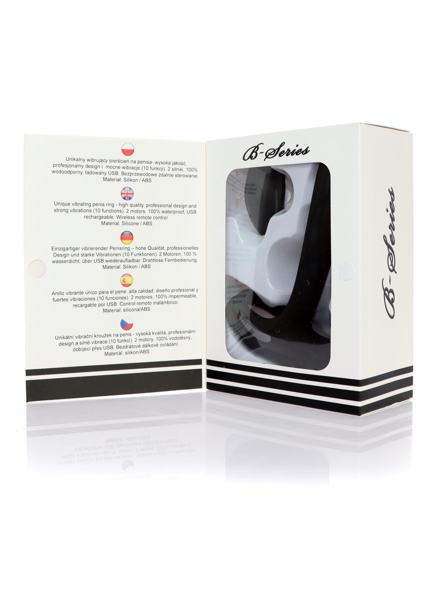 Stymulator - Double Vibrating Ring - Usb 10 Functions / Remote Control