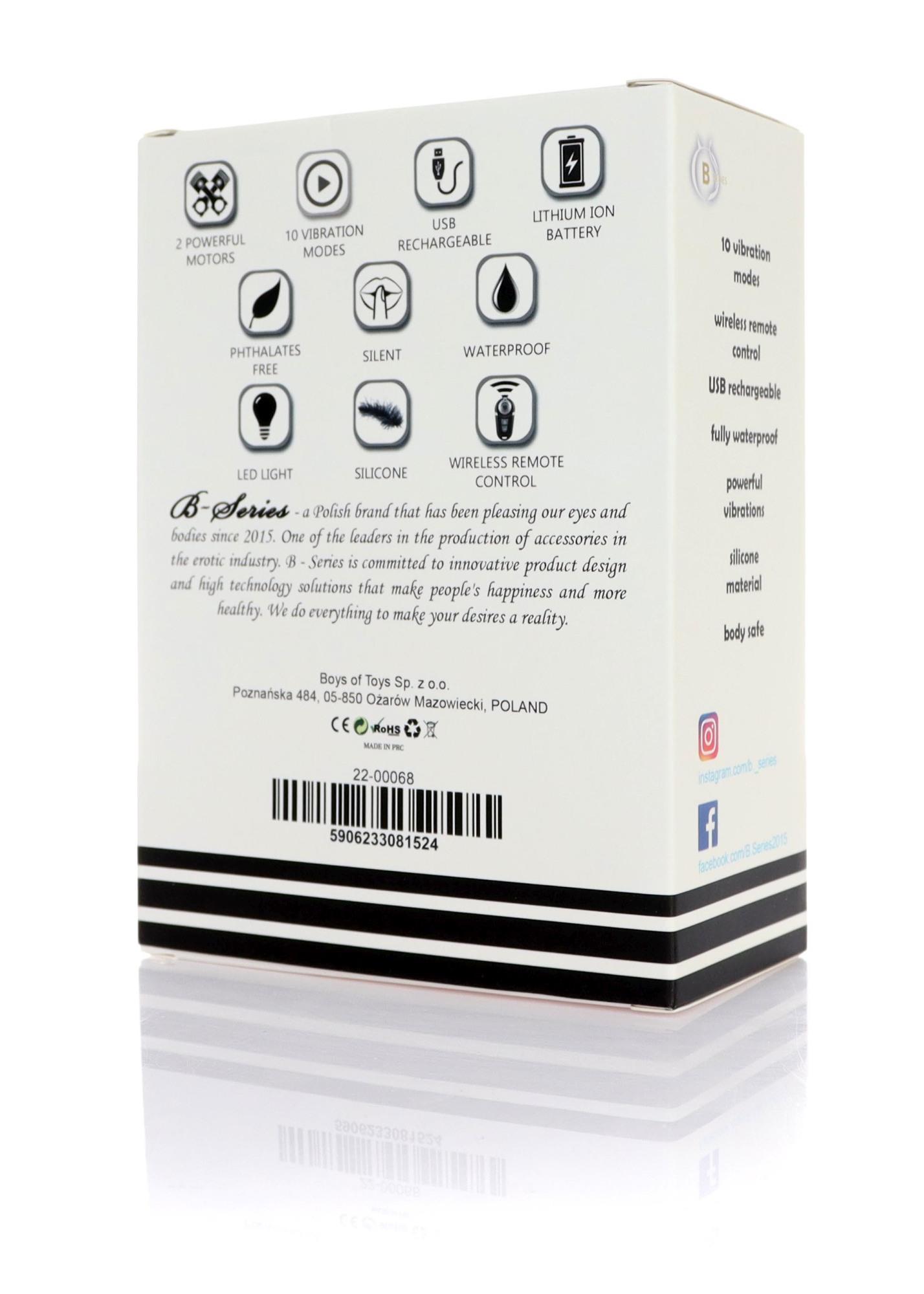 Stymulator - Double Vibrating Ring - Usb 10 Functions / Remote Control