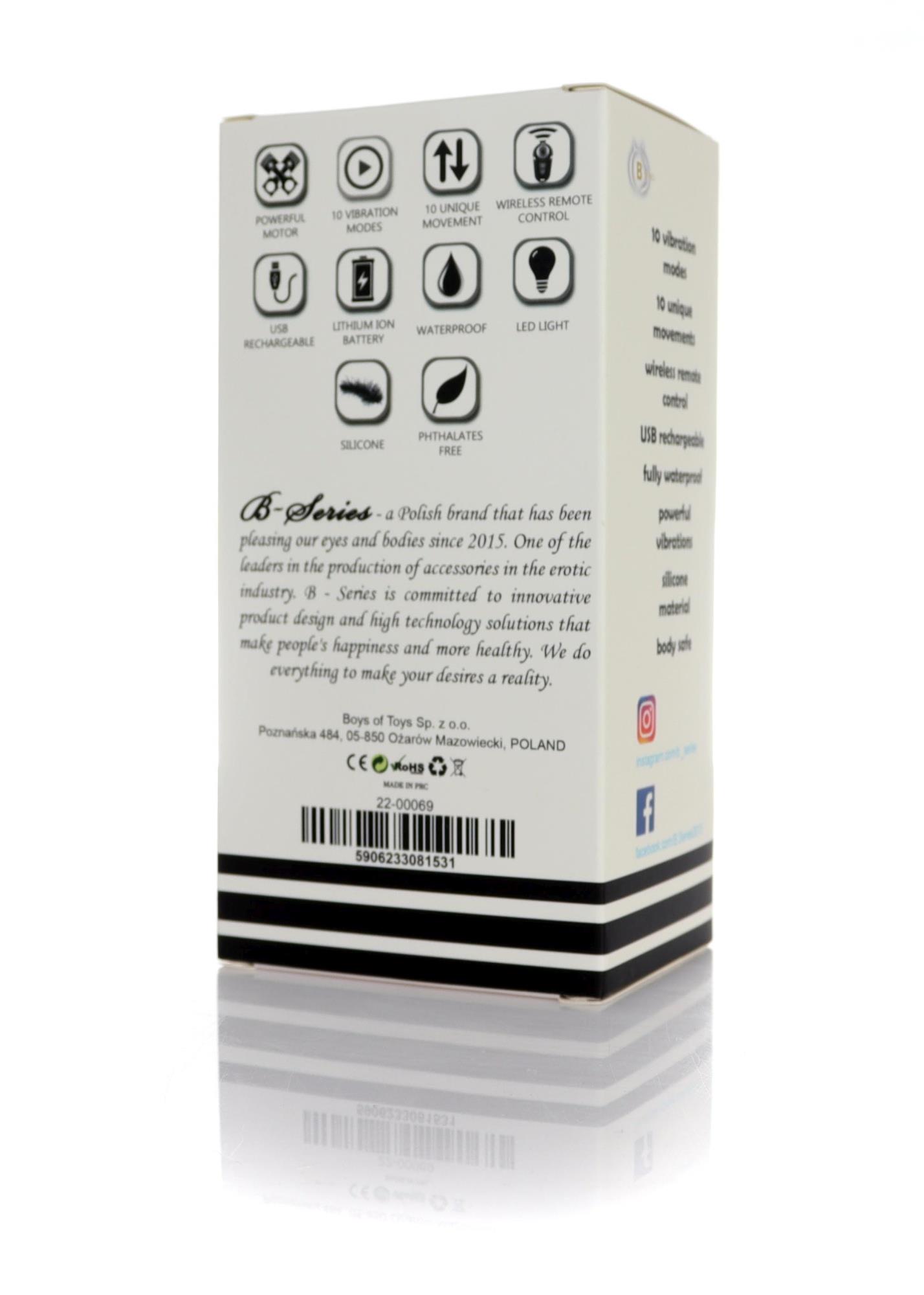 Stymulator - Striking Prostate Massager - Usb 10 Functions / Remote Control