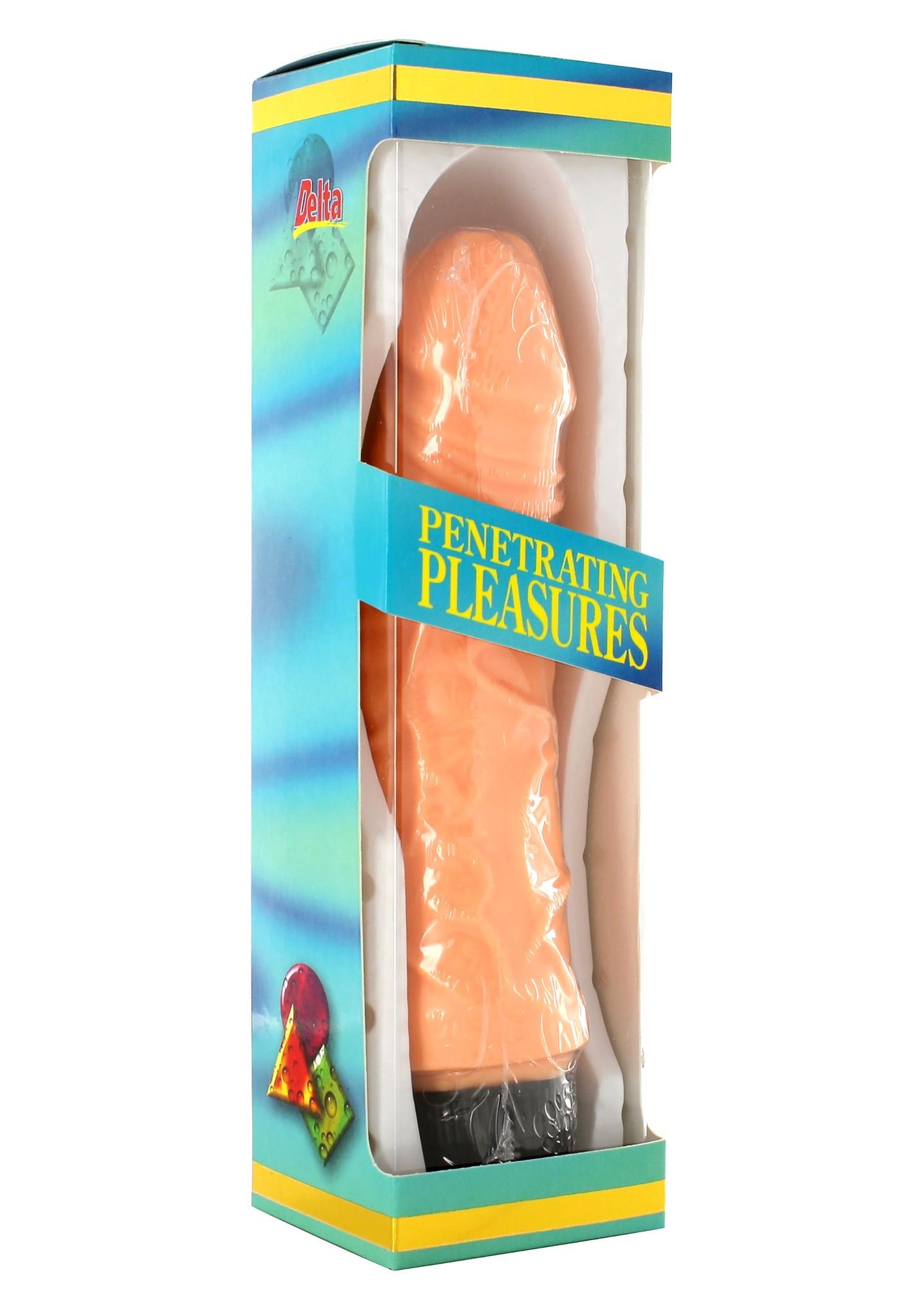 Vinyl P-Shape Vibrator No.6 Light Skin Tone