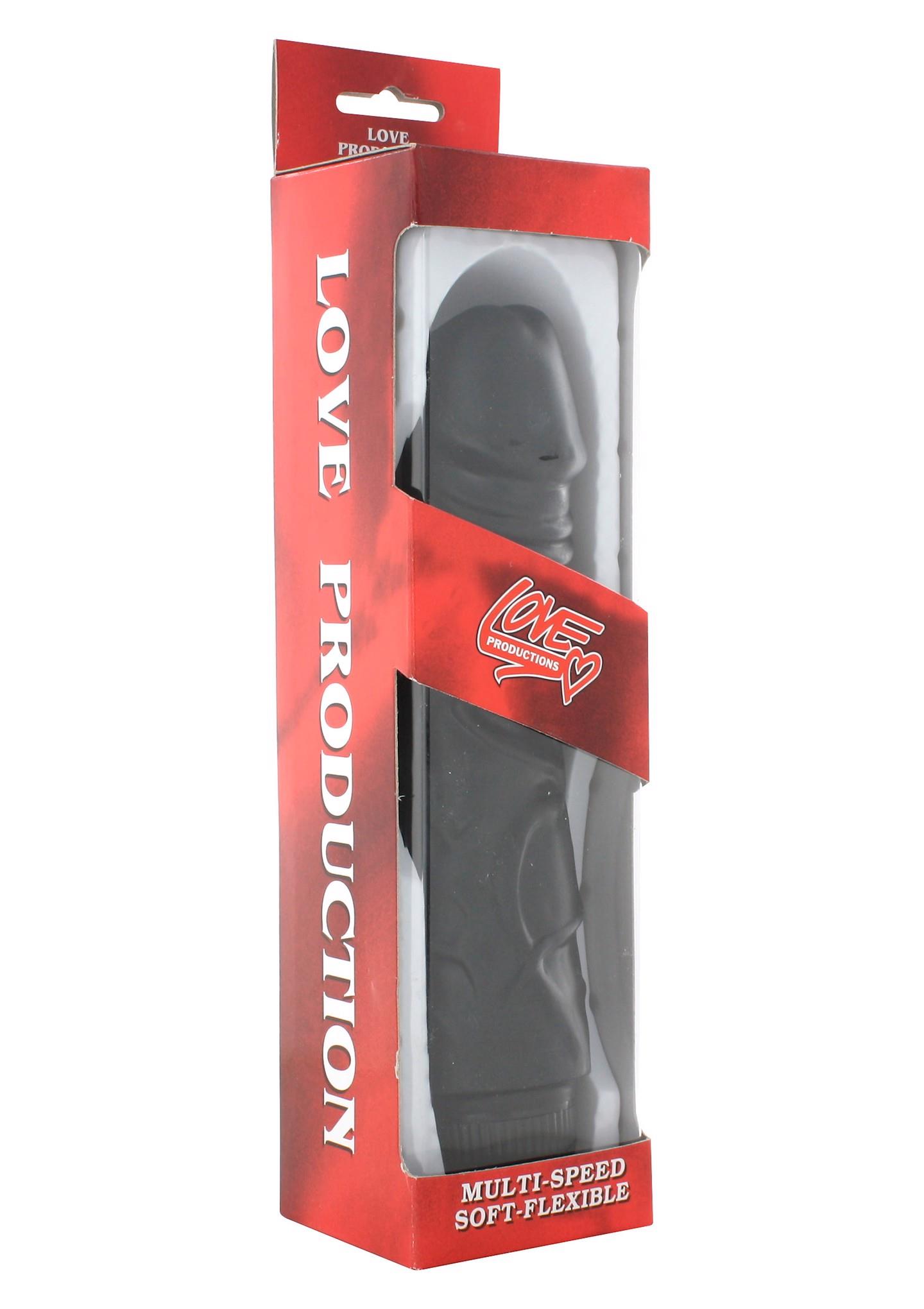 Pleasures Vibrator 22 Cm Black