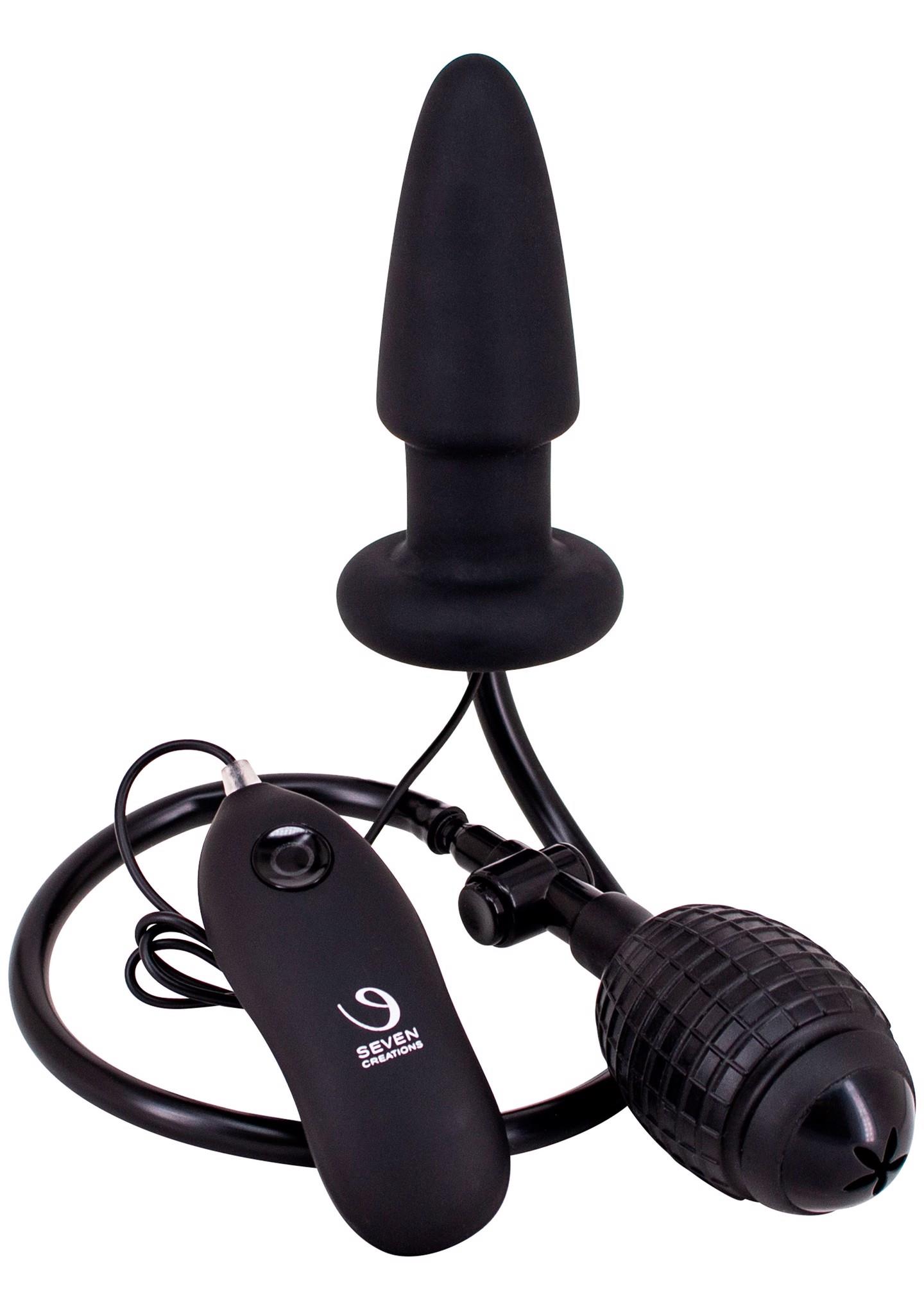 Korek pompowany z wibracją Fanny Hill Inflatable Buttplug