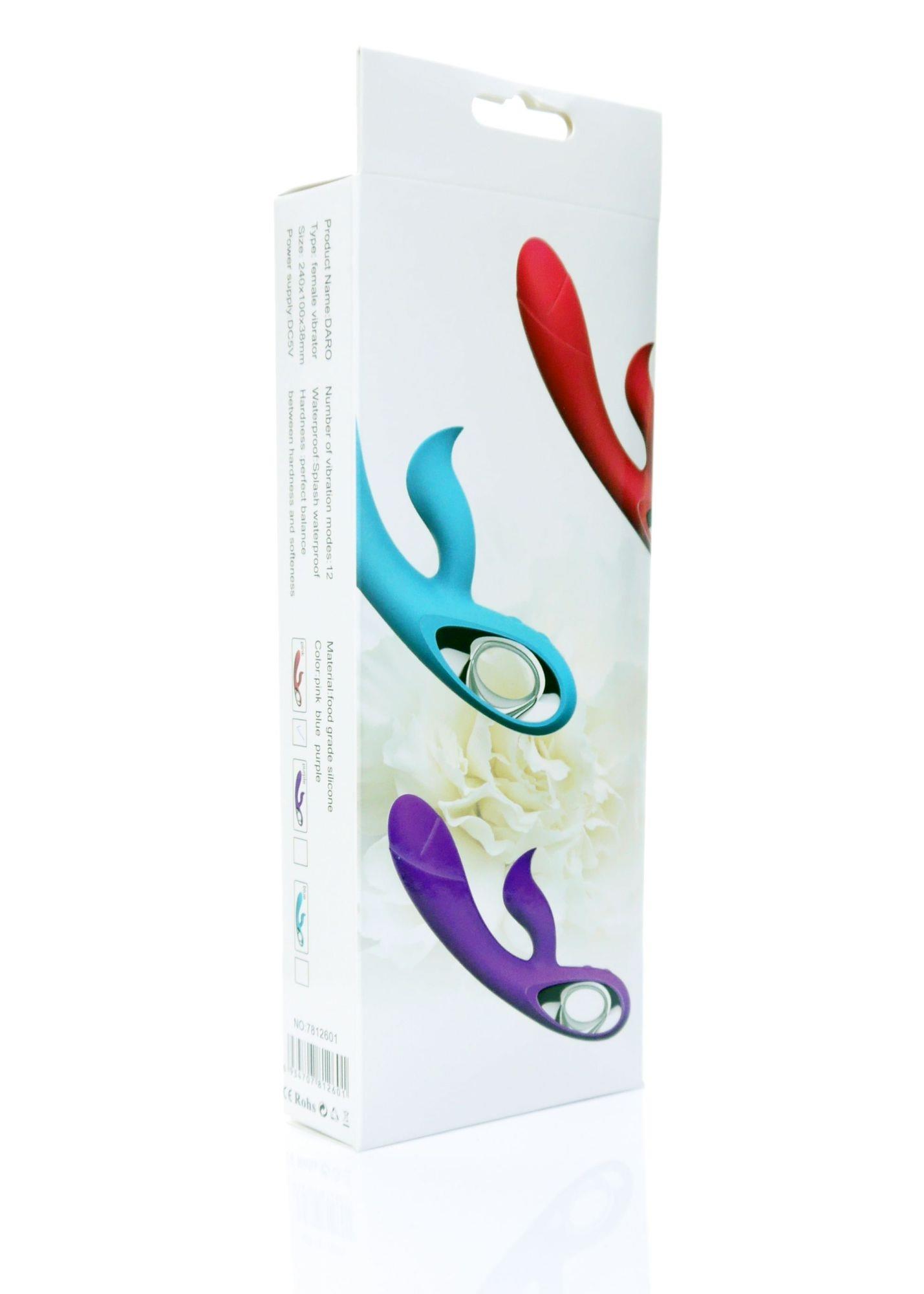 Wibrator-Daro,12 Funkcji, Usb Różowy