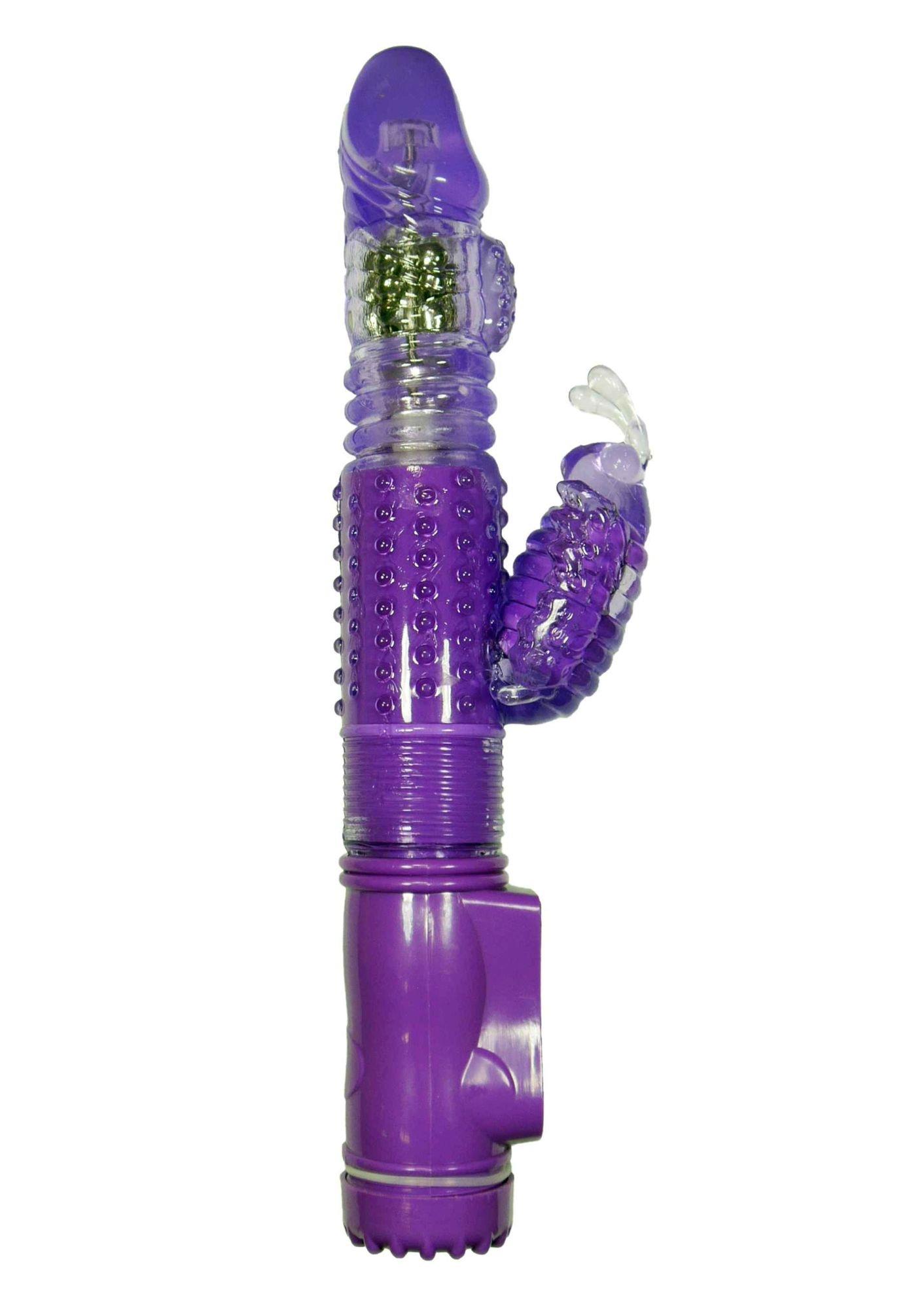 Wibrator-Królik, Wibracja/Rotacja/Góra-Dół 36 Funkcji Fioletowy