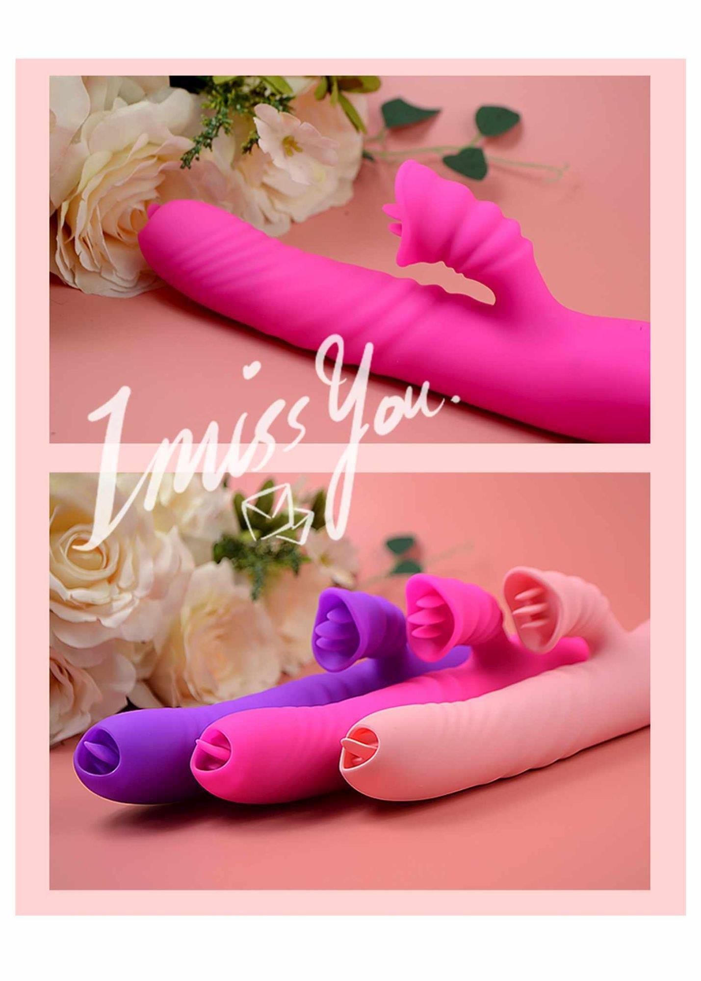 Wibrator-Angelia Usb 3 Functions Of Thrusting / 20 Vibrations Pink