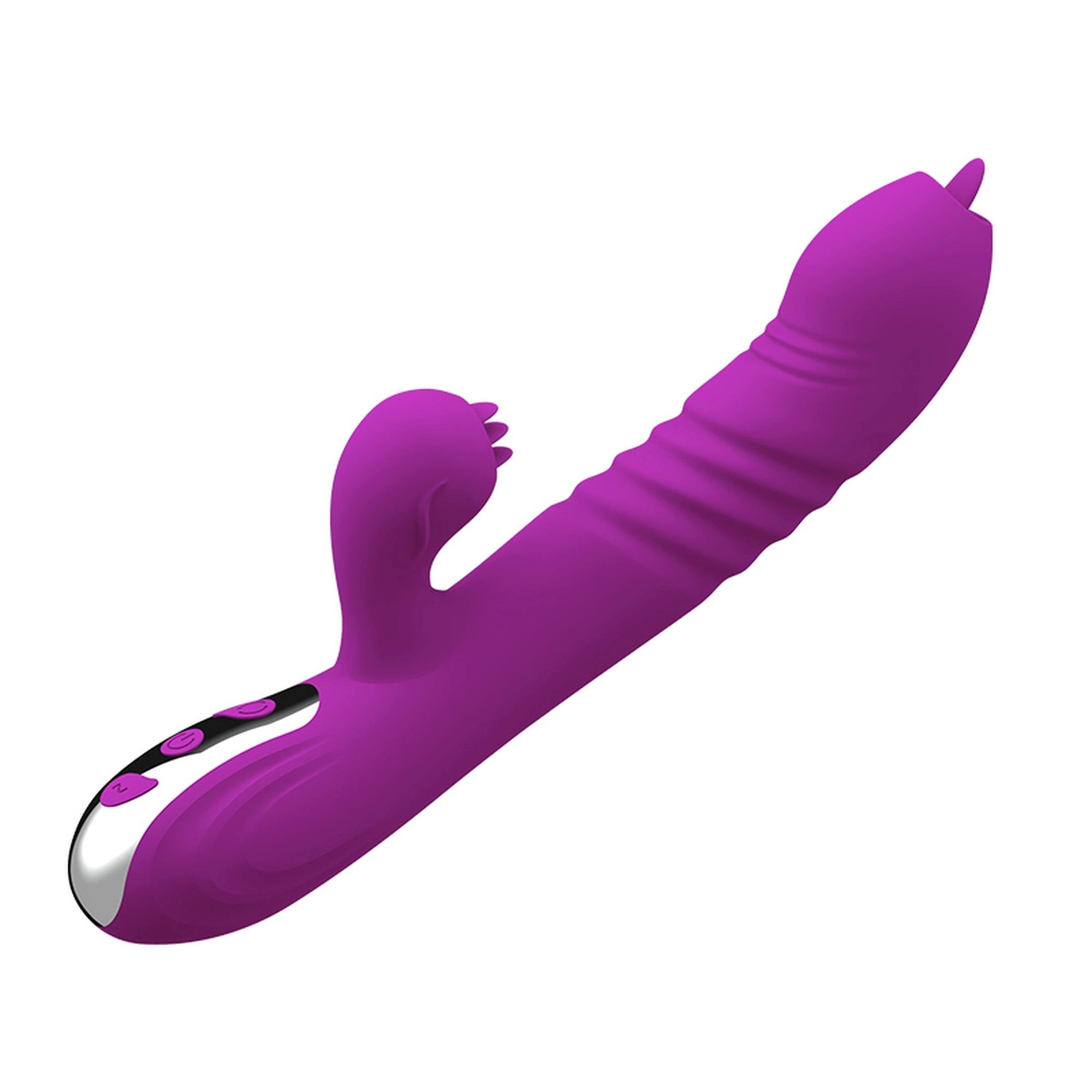 Wibrator-Fairy Usb 3 Functions Of Thrusting / 20 Vibrations -Purple