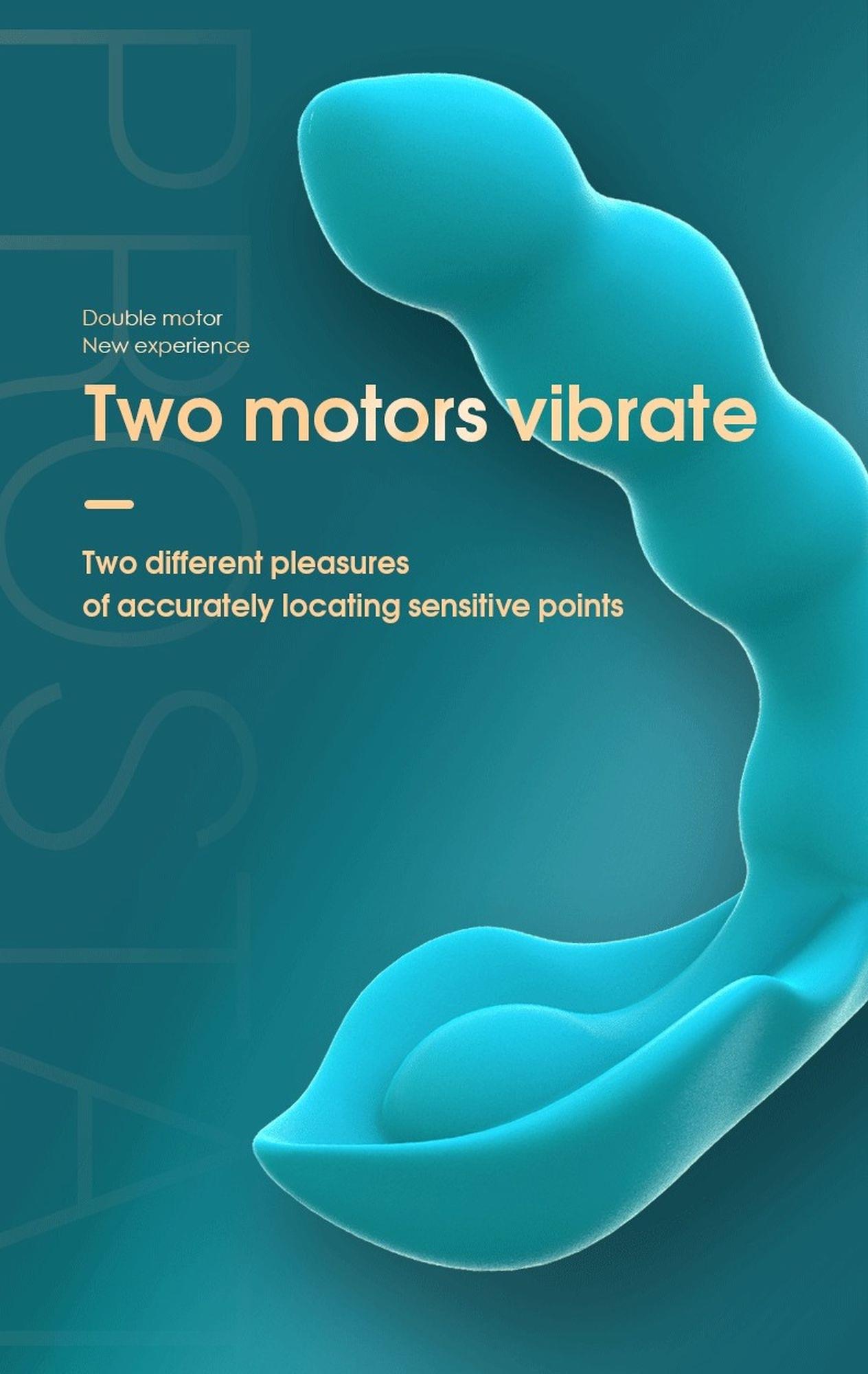 Stymulator-Angelo Male Prostate Triple Stimulation (Blue)